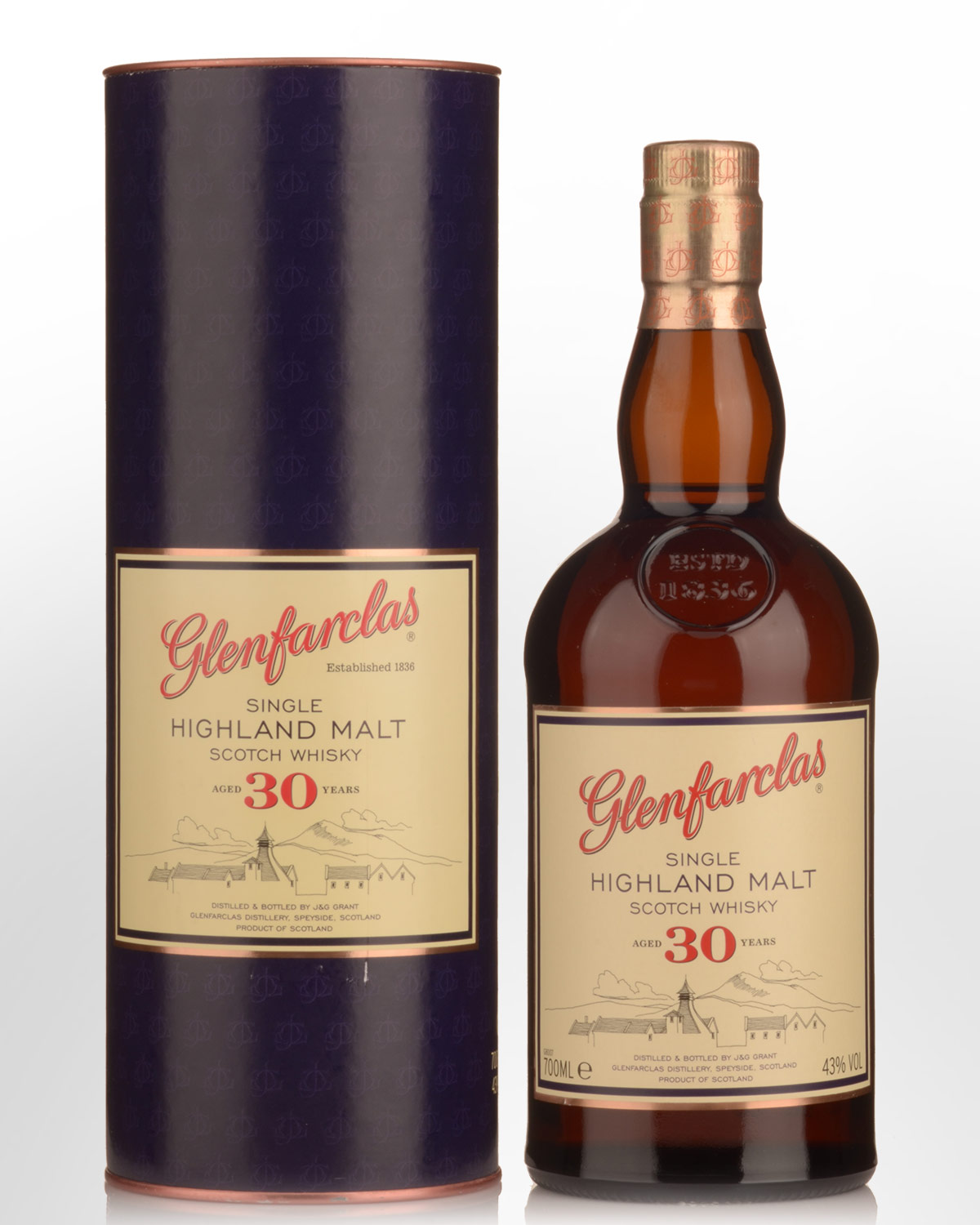 Glenfarclas 30 Year Old Single Malt Scotch Whisky (700ml) - Older Bottling
