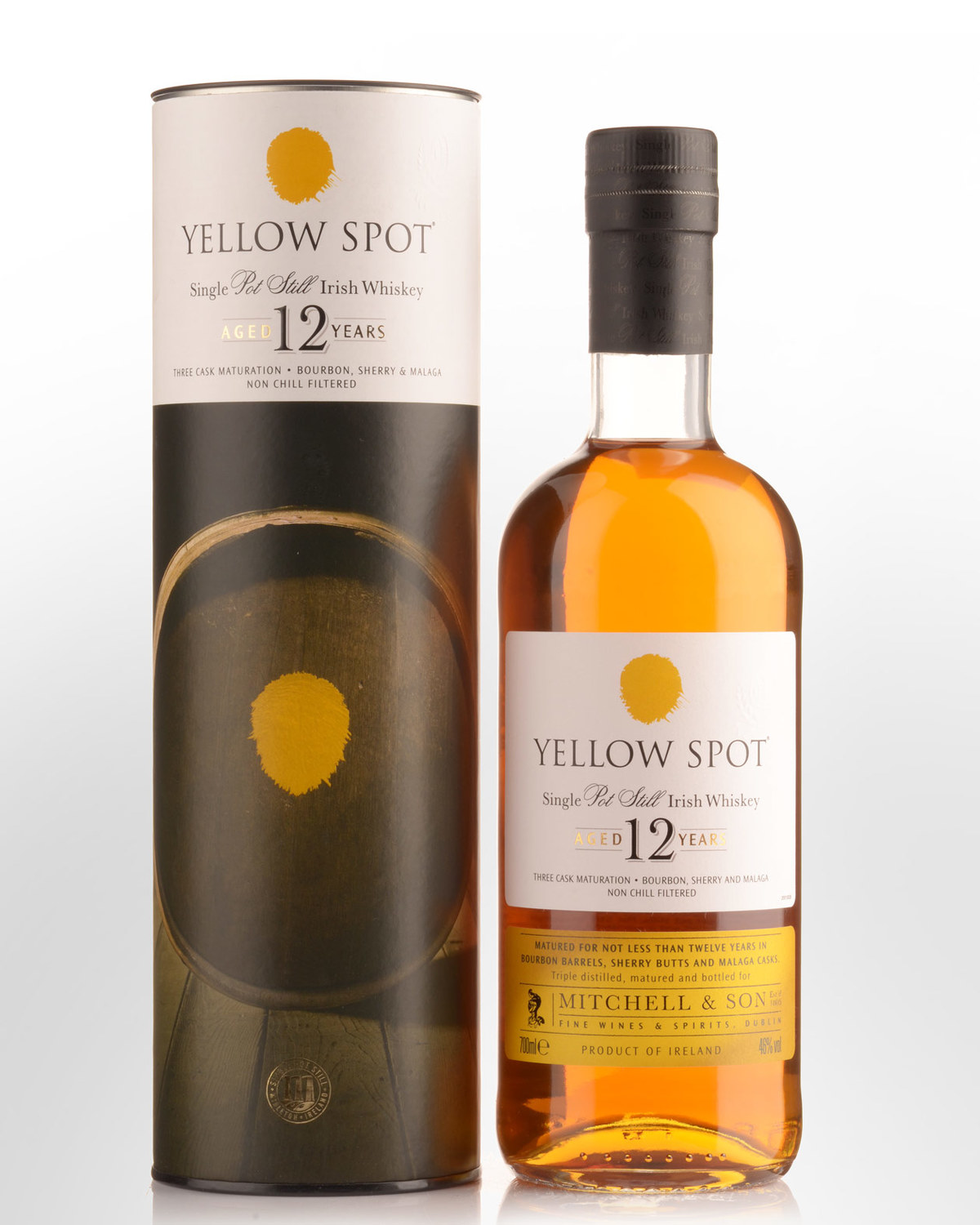 Yellow Spot 12 Year Old Single Pot Still Irish Whiskey (700ml) | Nicks ...