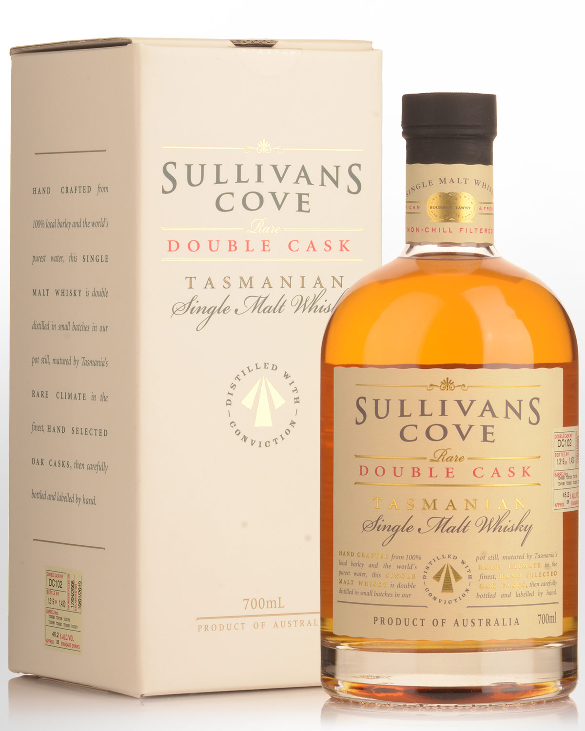 Sullivans Cove Double Cask Barrel DC102 Single Malt Australian Whisky (700ml)