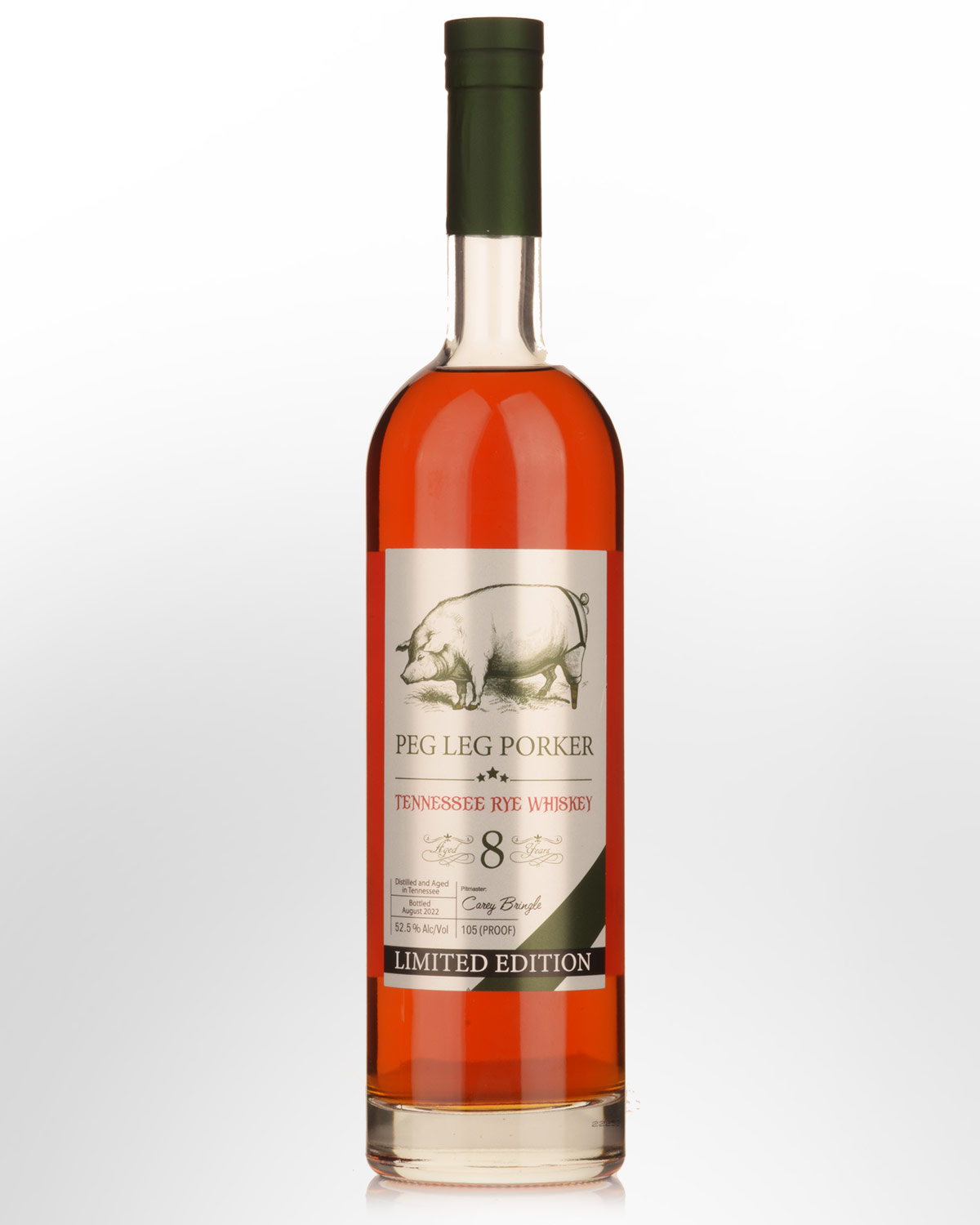Peg Leg Porker 8 Year Old Limited Edition Tennessee Rye Whiskey (750ml)