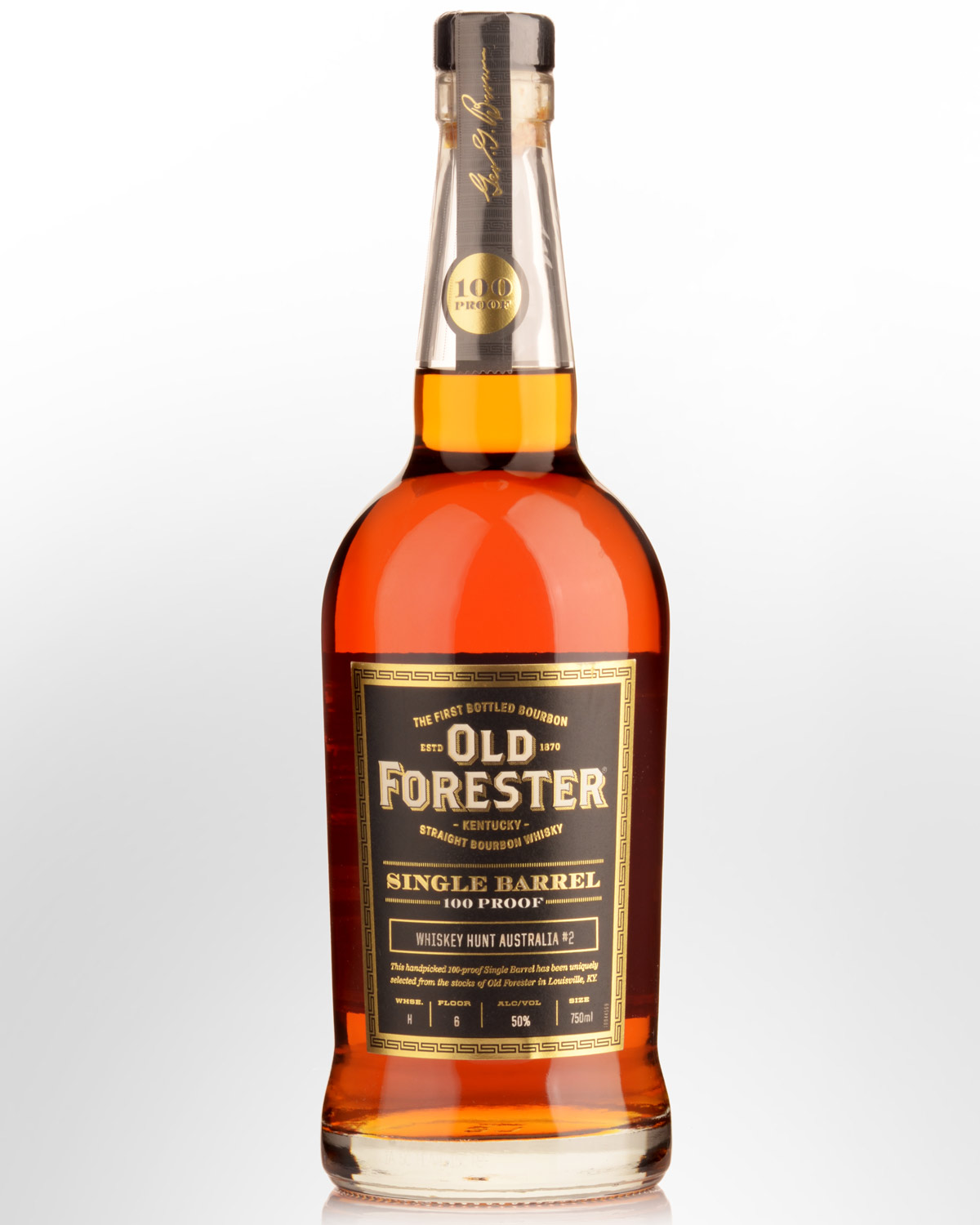 Old Forester 100 Proof Single Barrel Bourbon Whiskey (750ml) Whiskey