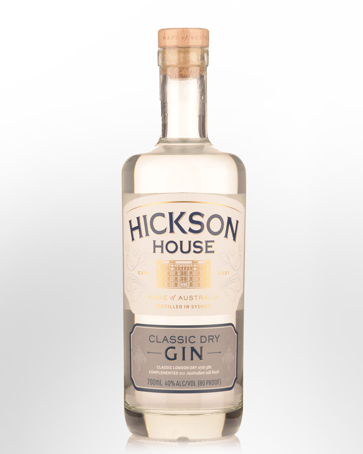 Hickson House Classic Dry Gin (700ml)