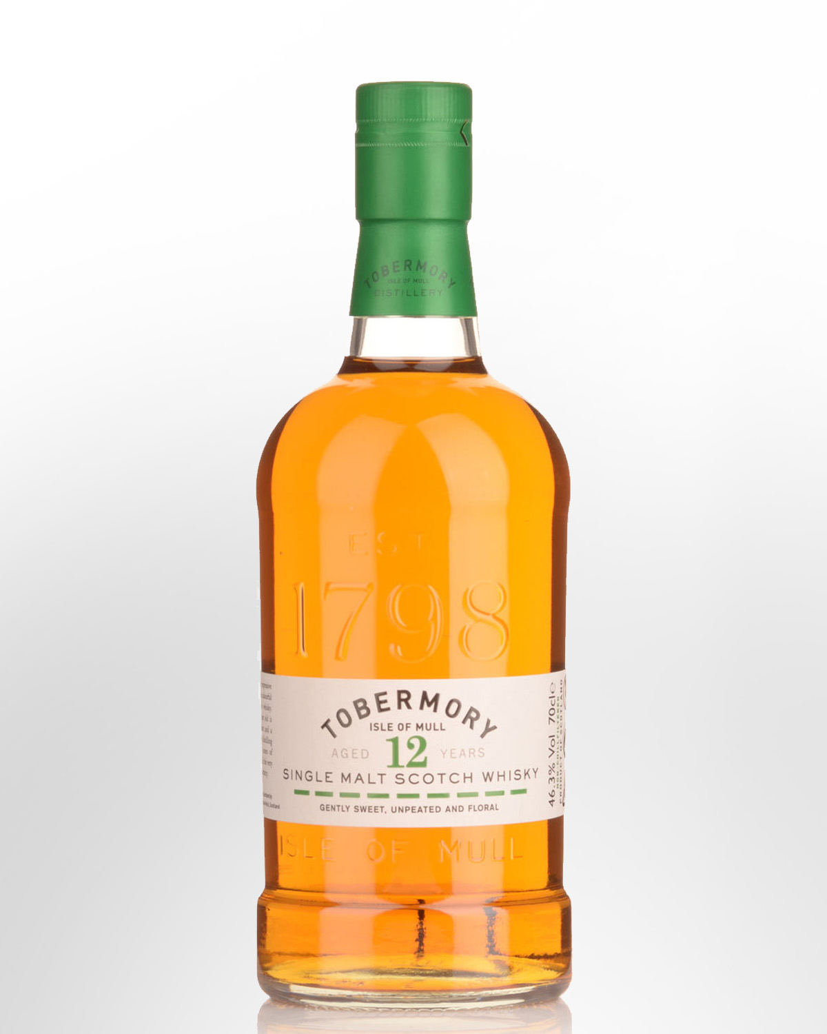 Tobermory 12 Year Old Single Malt Scotch Whisky (700ml) - NO GIFT BOX