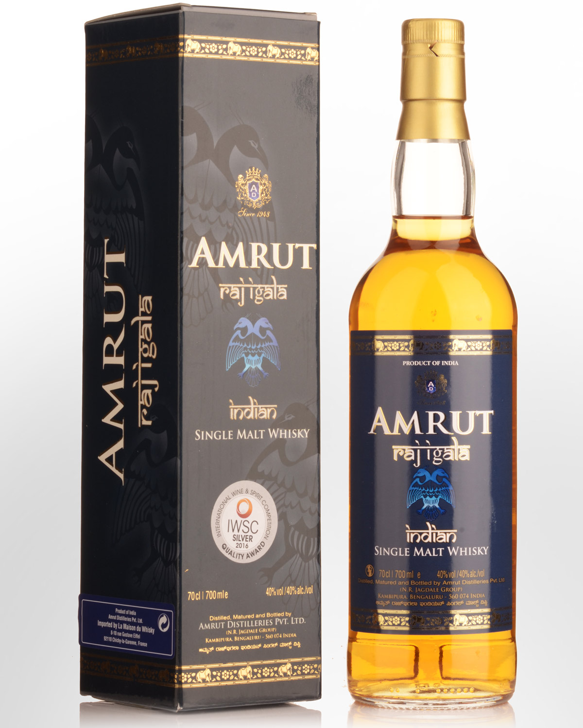 Amrut Raj Igala Single Malt Indian Whisky (700ml)
