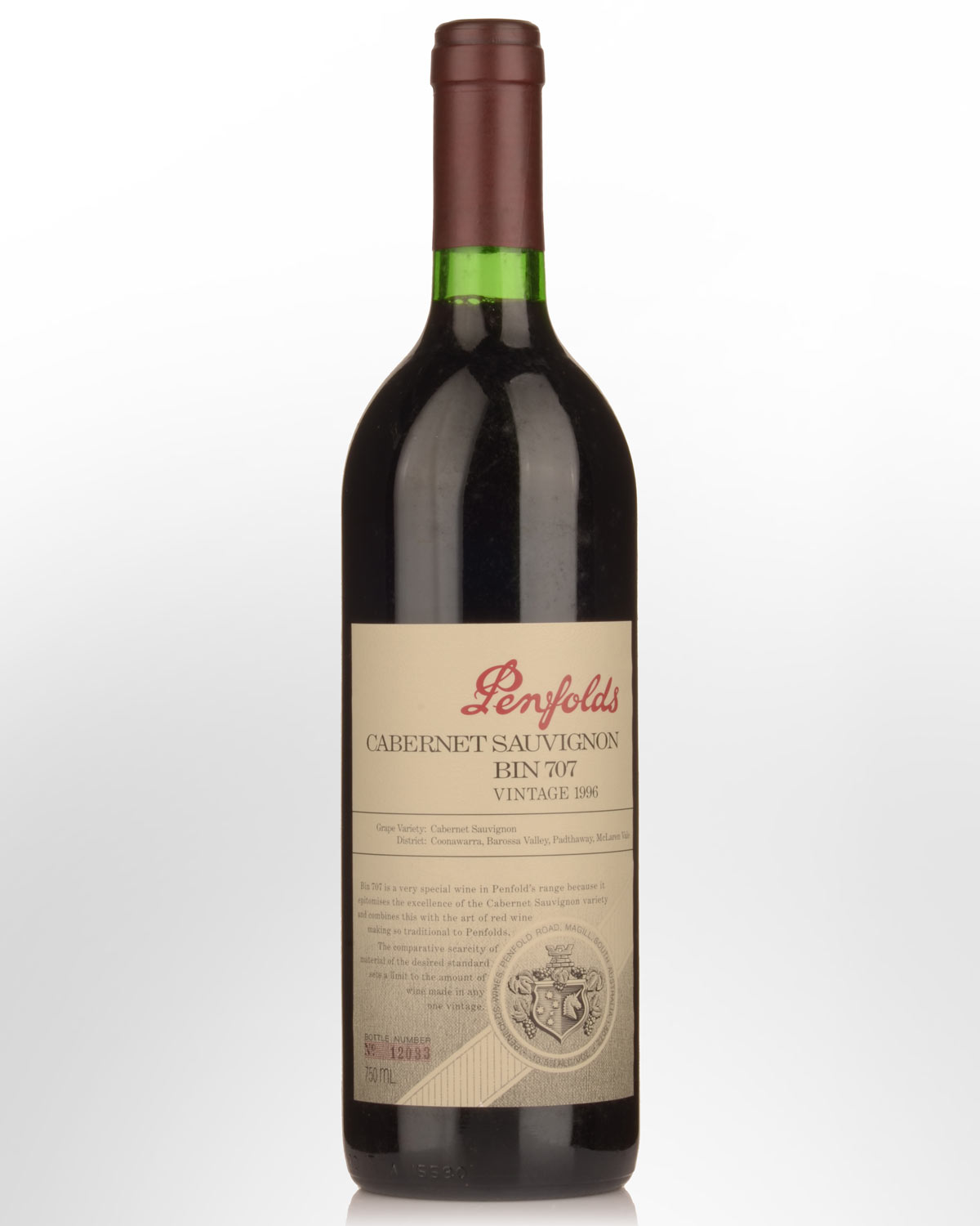 1996 Penfolds Bin 707 Cabernet Sauvignon