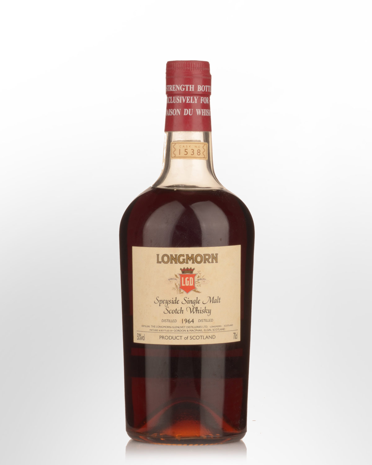 1964 Gordon & Macphail Longmorn Single Cask No. 1538 Single Malt Scotch Whisky (700ml) - Bottled for LMDW