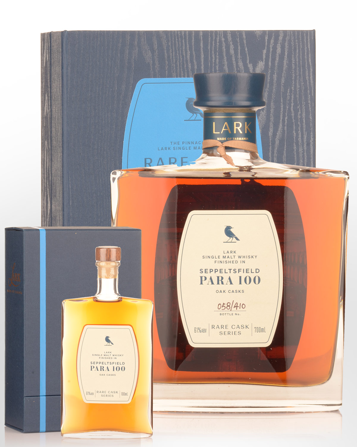 The Lark Distillery Para 100 Rare Cask Release Single Malt Australian Whisky (700ml + 100ml)