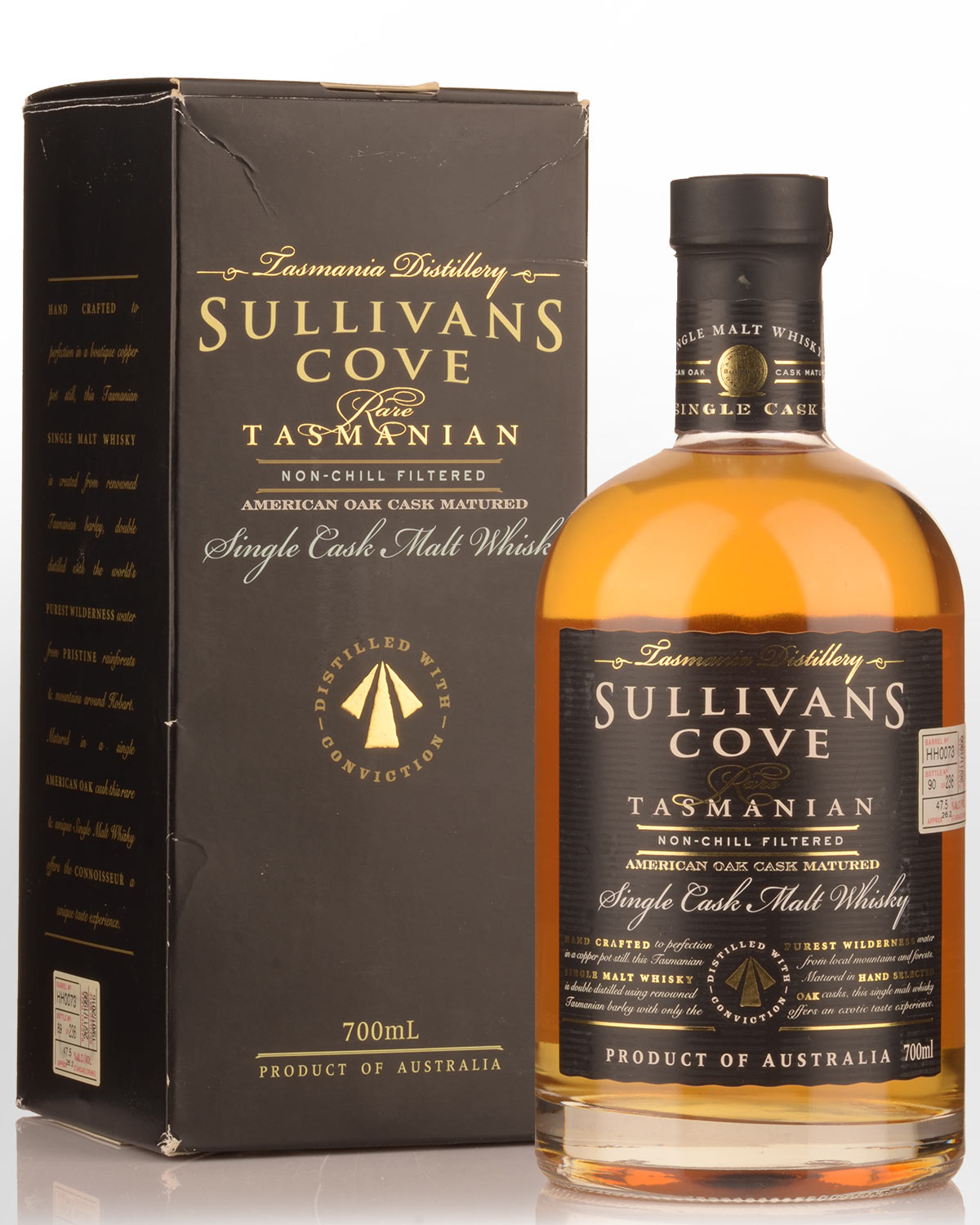 Sullivans Cove Single Cask American Oak Barrel HH0073 Single Malt Australian Whisky (700ml)