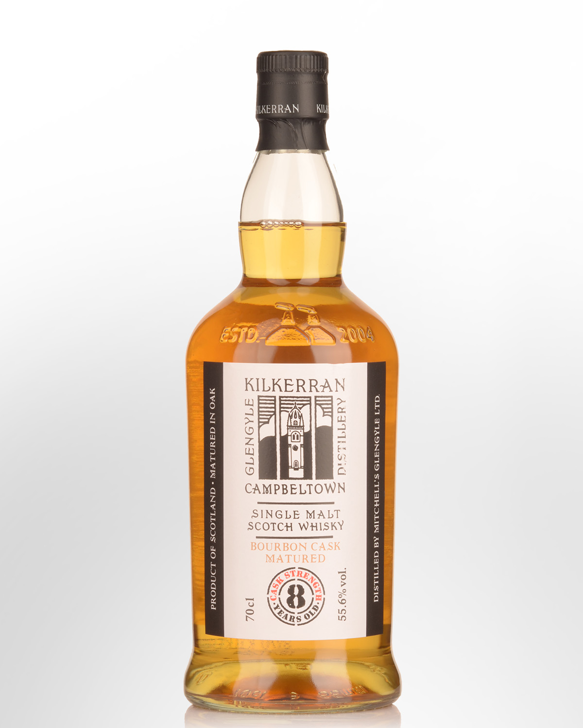 Glengyle Distillery Kilkerran 8 Year Old Bourbon Cask Matured Cask Strength Single Malt Scotch Whisky (700ml) - 2024 Bottling