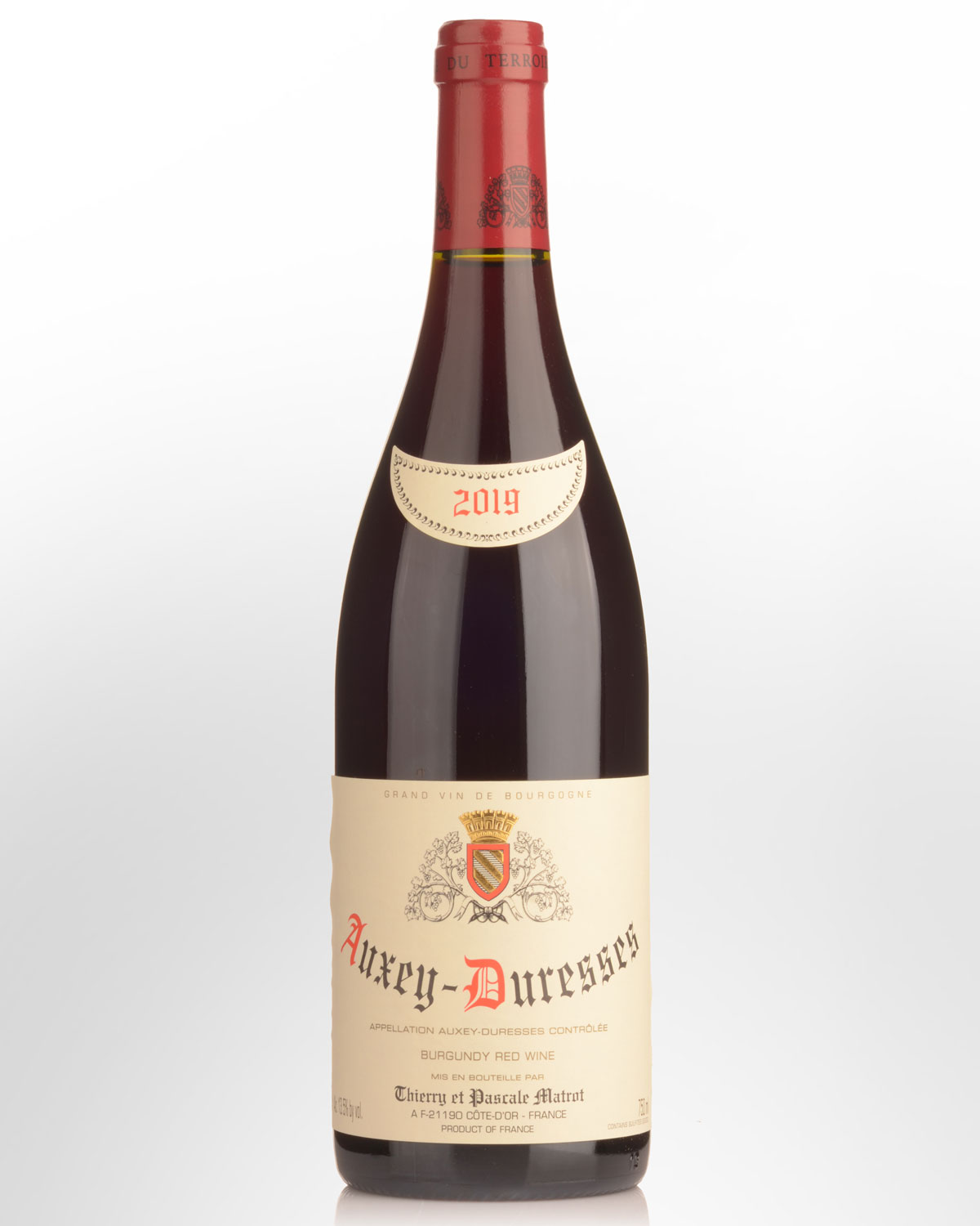 2019 Thierry et Pascale Matrot Auxey-Duresses Rouge