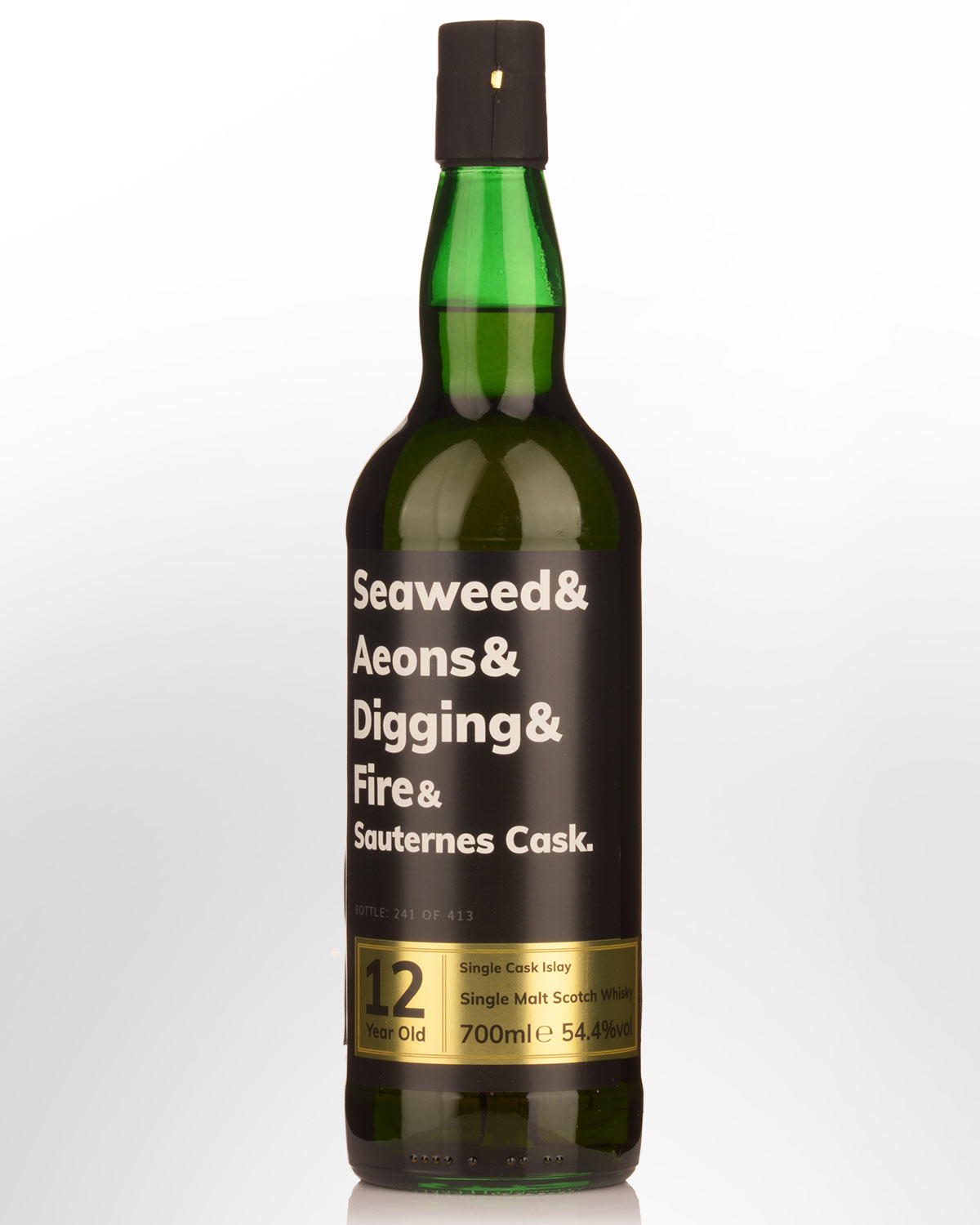 Seaweed & Aeons & Digging & Fire & Sauternes Single Cask 12 Year Old Islay Cask Strength Single Malt Scotch Whisky (700ml)