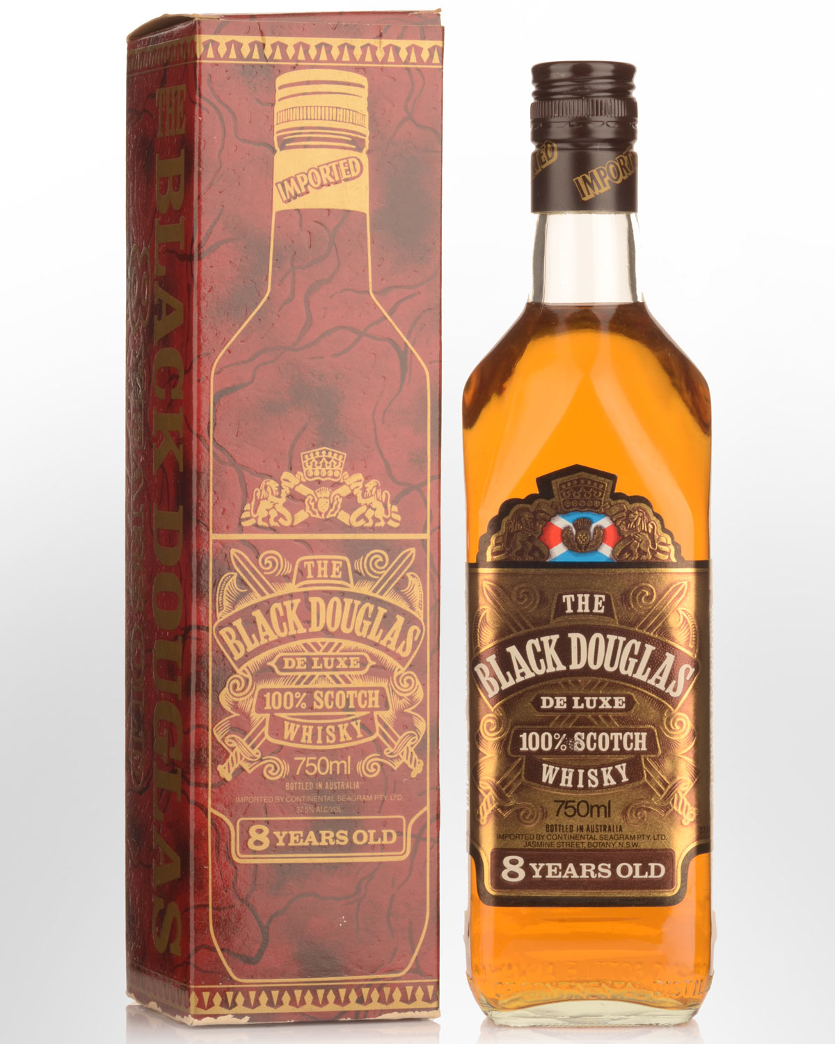 Black Douglas 8 Year Old Blended Scotch Whisky (750ml) - Older Bottling