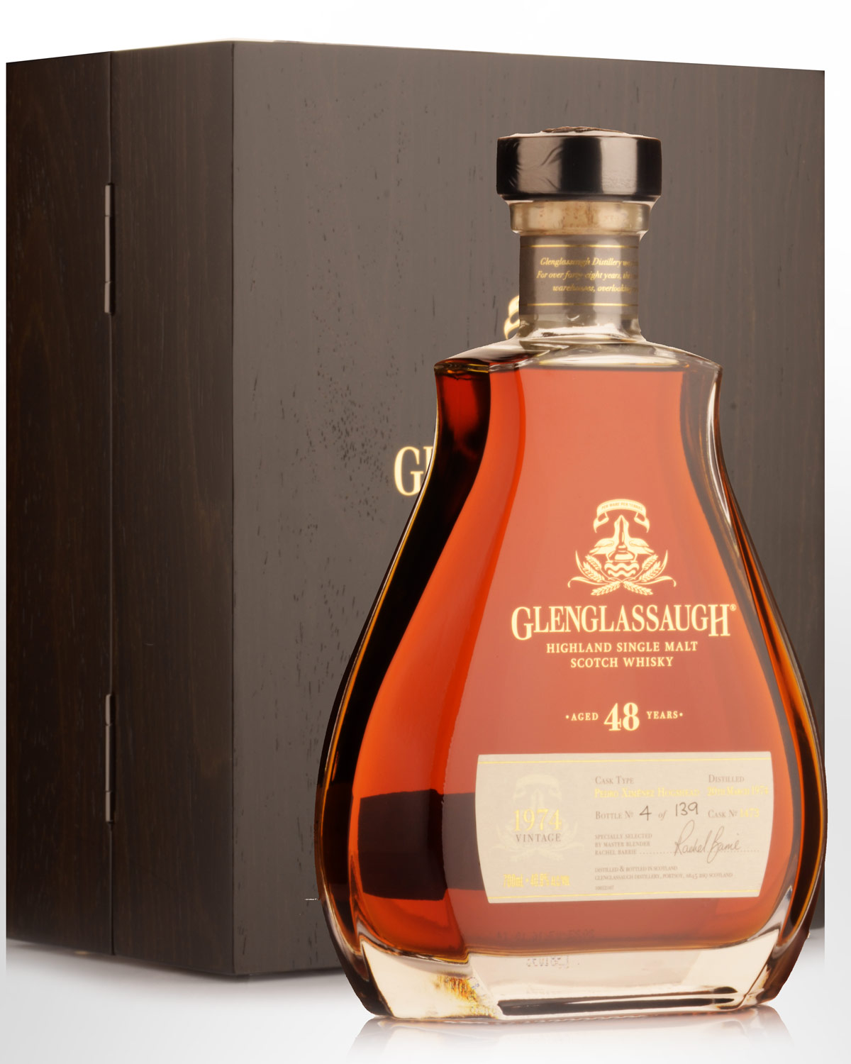 1974 Glenglassaugh Single Cask #1473 PX Hogshead 48 Year Old Cask Strength Single Malt Scotch Whisky (700ml)