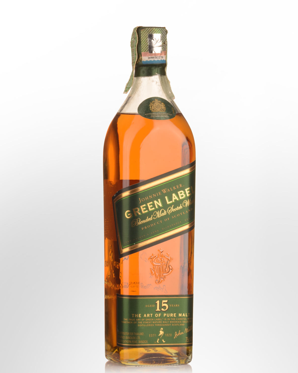 Johnnie Walker Green Label 15 Year Old The Art of Malt Blended Malt Scotch Whisky (750ml)