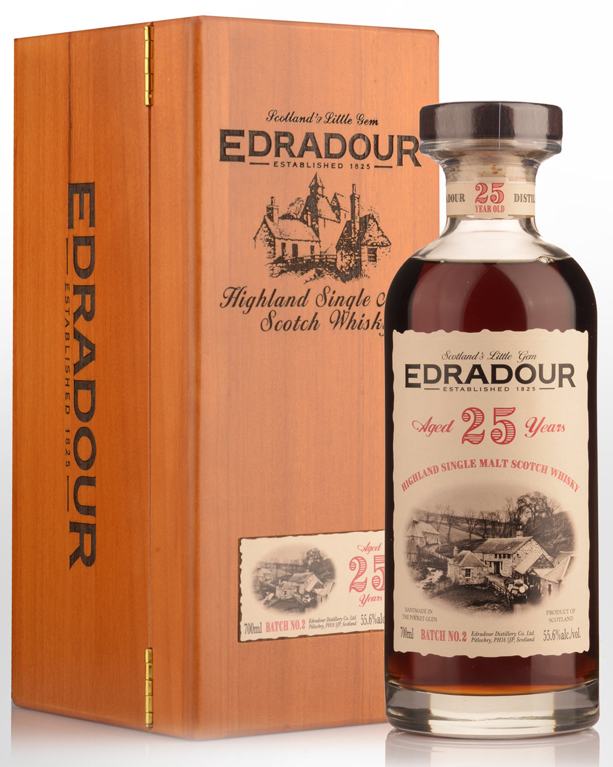 Edradour 25 Year Old Batch No.2 Cask Strength Single Malt Scotch Whisky (700ml)