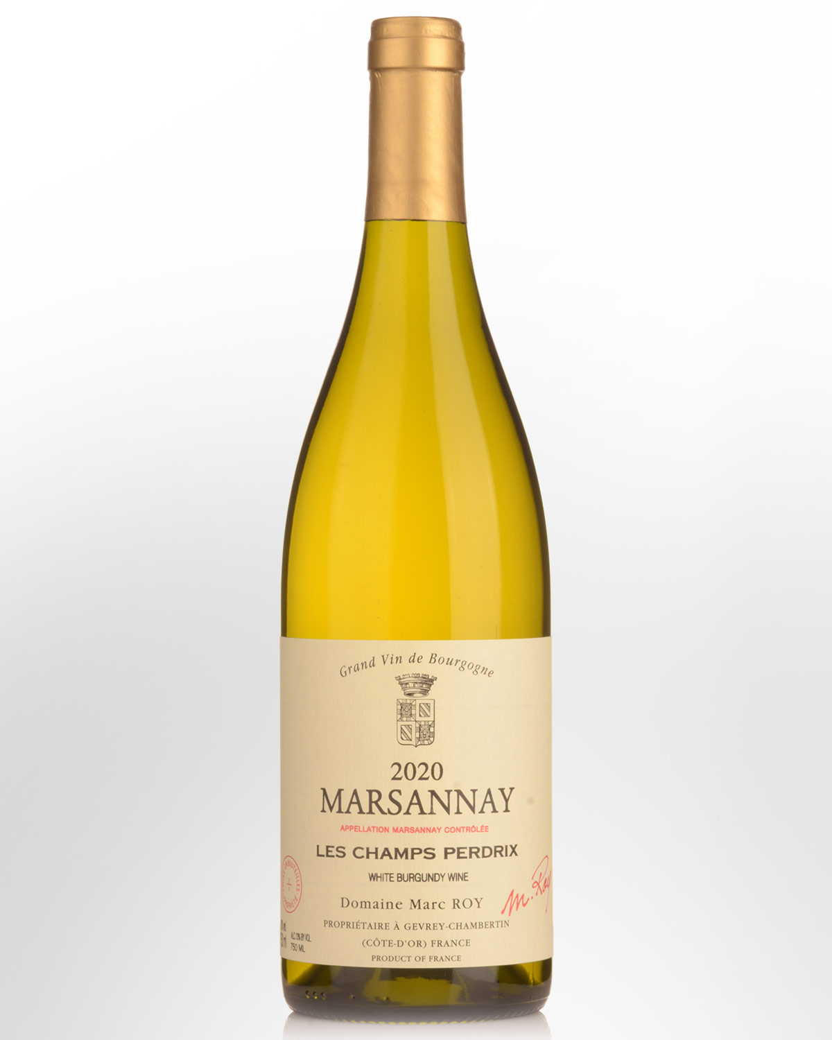 2020 Domaine Marc Roy Marsannay Blanc Les Champs Perdrix Blanc