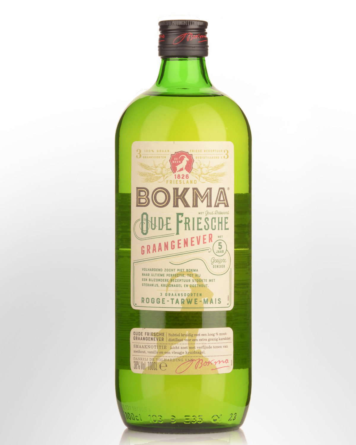 Bokma Oude Friesche Genever (Jenever) (1000ml) | Nicks Wine Merchants