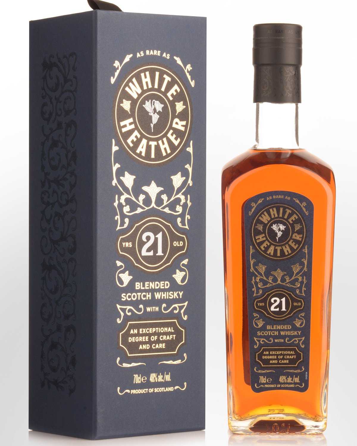 White Heather 21 Year Old Blended Scotch Whisky (700ml)