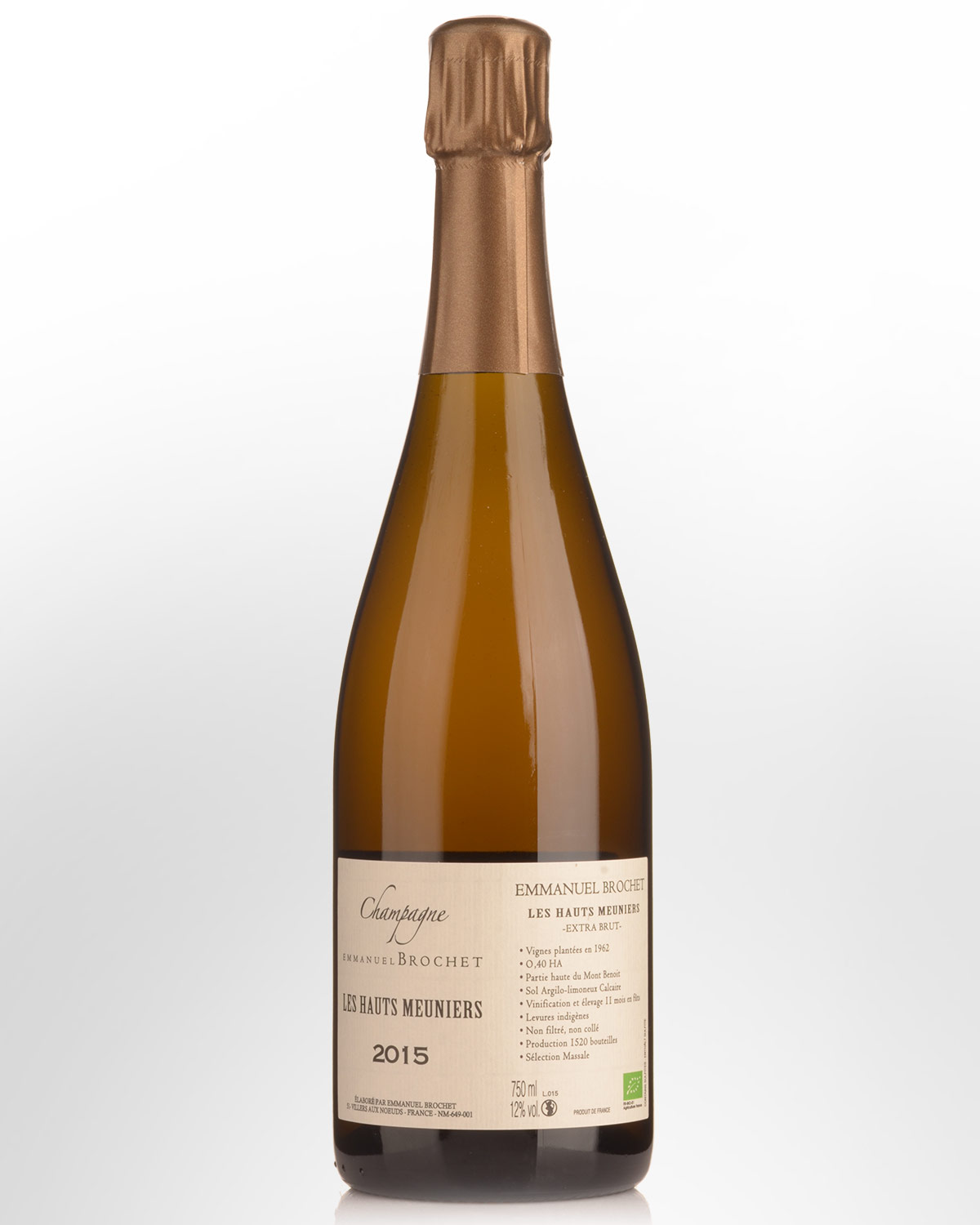 2015 Emmanuel Brochet Les Hauts Meunier Extra Brut Champagne