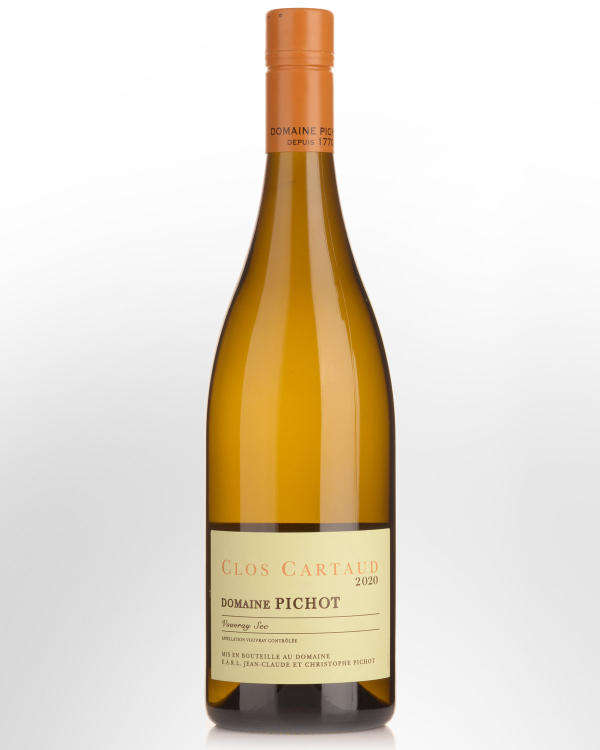 2020 Domaine Pichot Clos Cartaud Vouvray Sec
