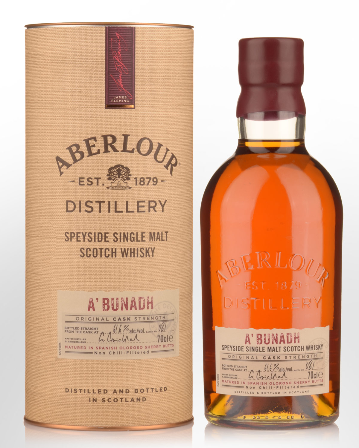 Aberlour A'bunadh Cask Strength Single Malt Scotch Whisky (700ml) - Batch 081