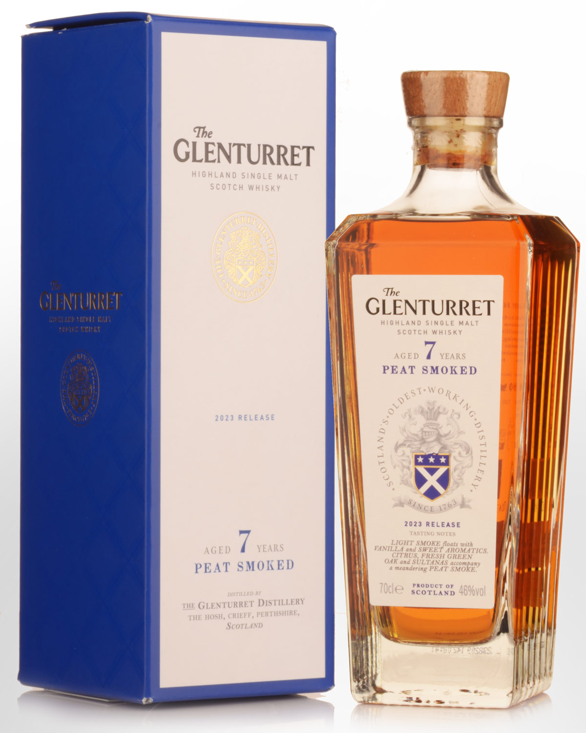 The Glenturret 2023 Release 7 Year Old Peat Smoked Single Malt Scotch Whisky (700ml)