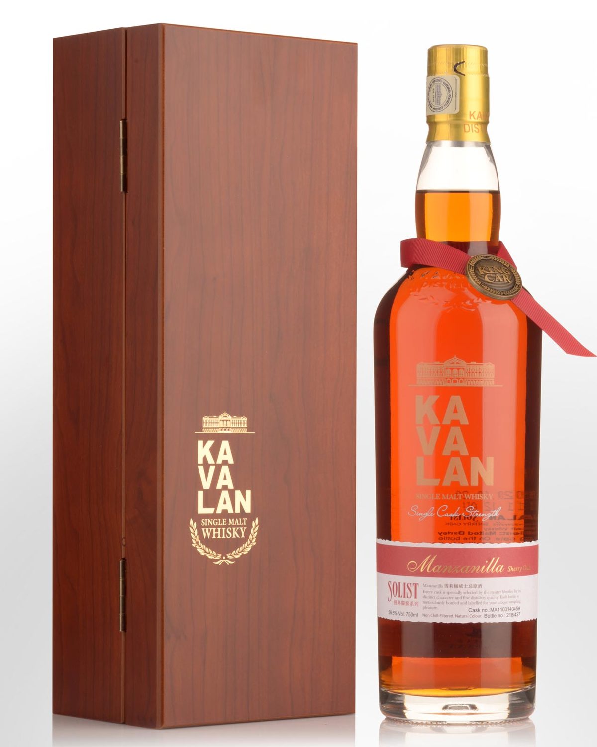 KAVALAN SOLIST Manzanilla 台湾ウィスキー 木製ボックス KAVALAN SOLIST Manzanilla 台湾ウィスキー 木製ボックス