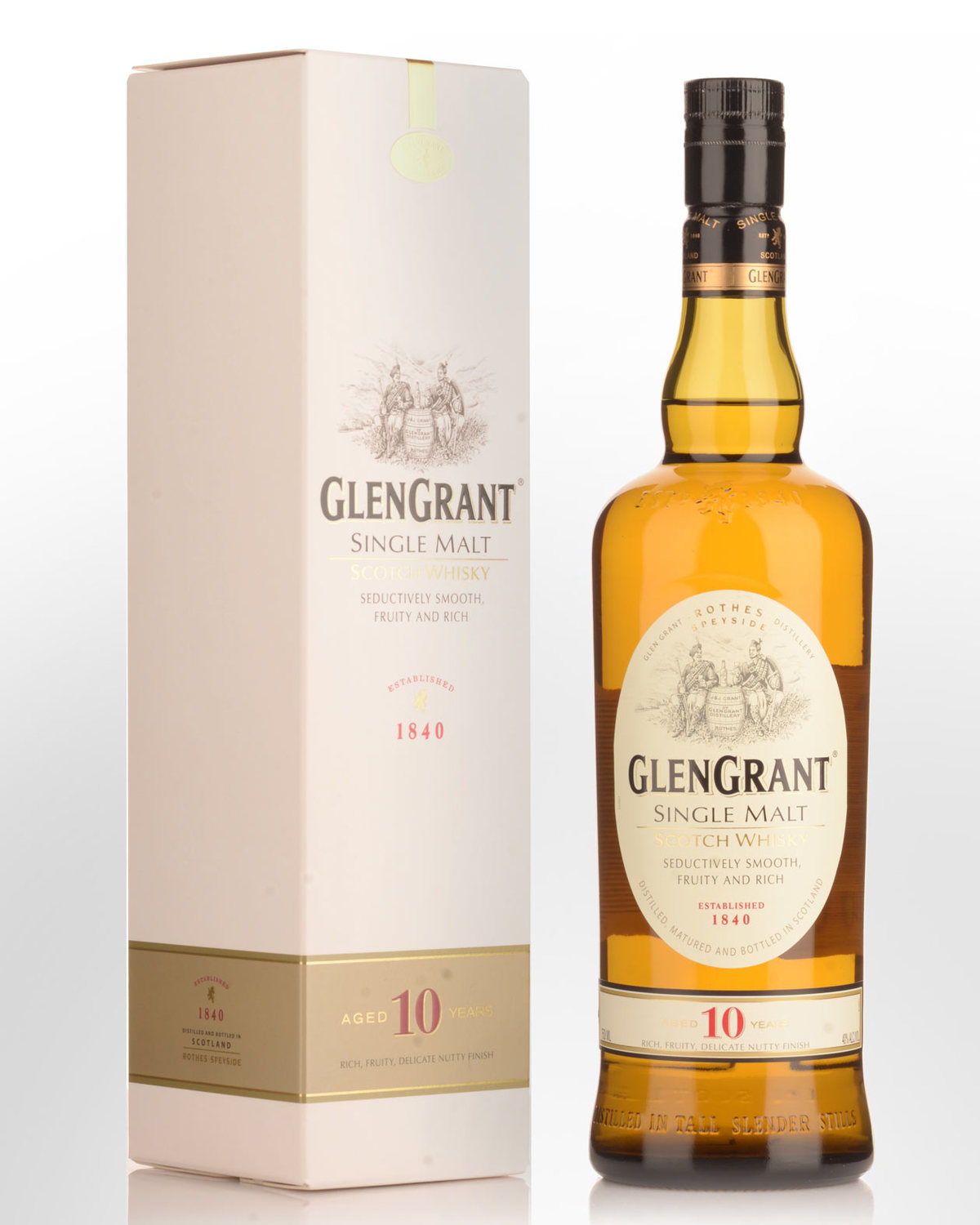 Glen Grant 10 Year Old Single Malt Scotch Whisky (700ml) - Older Packaging