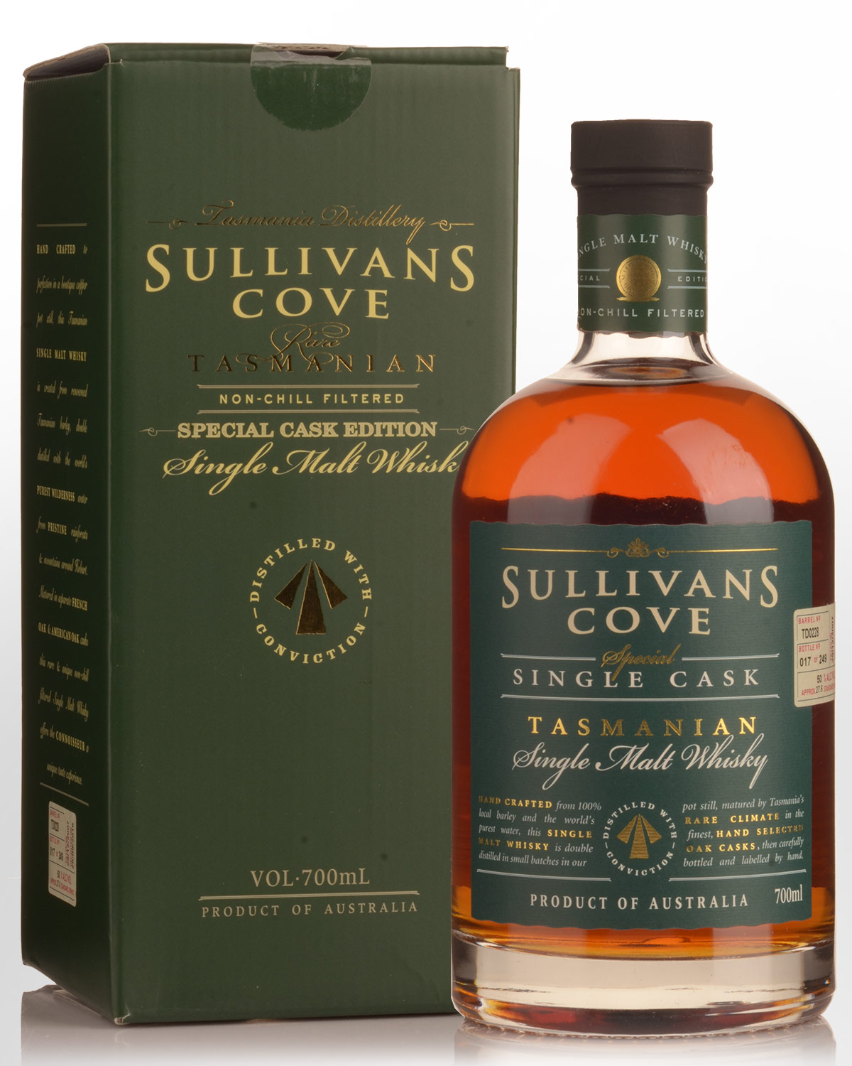 Sullivans Cove Special Single Cask TD0228 Single Malt Australian Whisky (700ml)