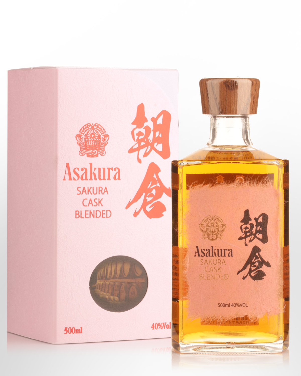 Asakura Sakura Cask Blended Barrel Aged Shochu (500ml)