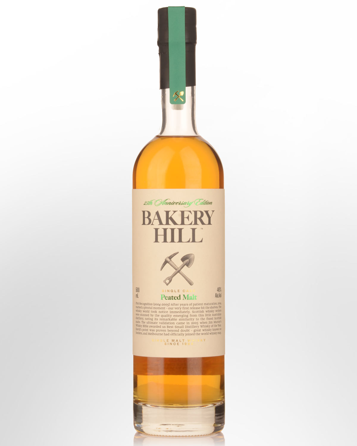 Bakery Hill Peated Malt Single Malt Australian Whisky (500ml)