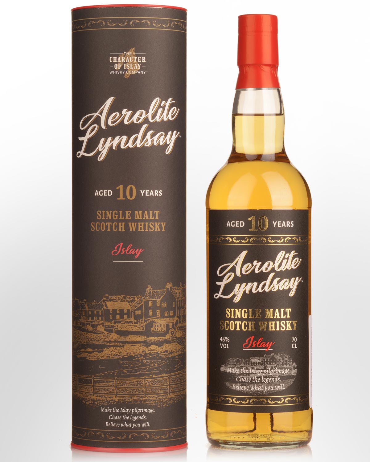 Aerolite Lyndsay 10 Year Old Islay Single Malt Scotch Whisky (700ml)