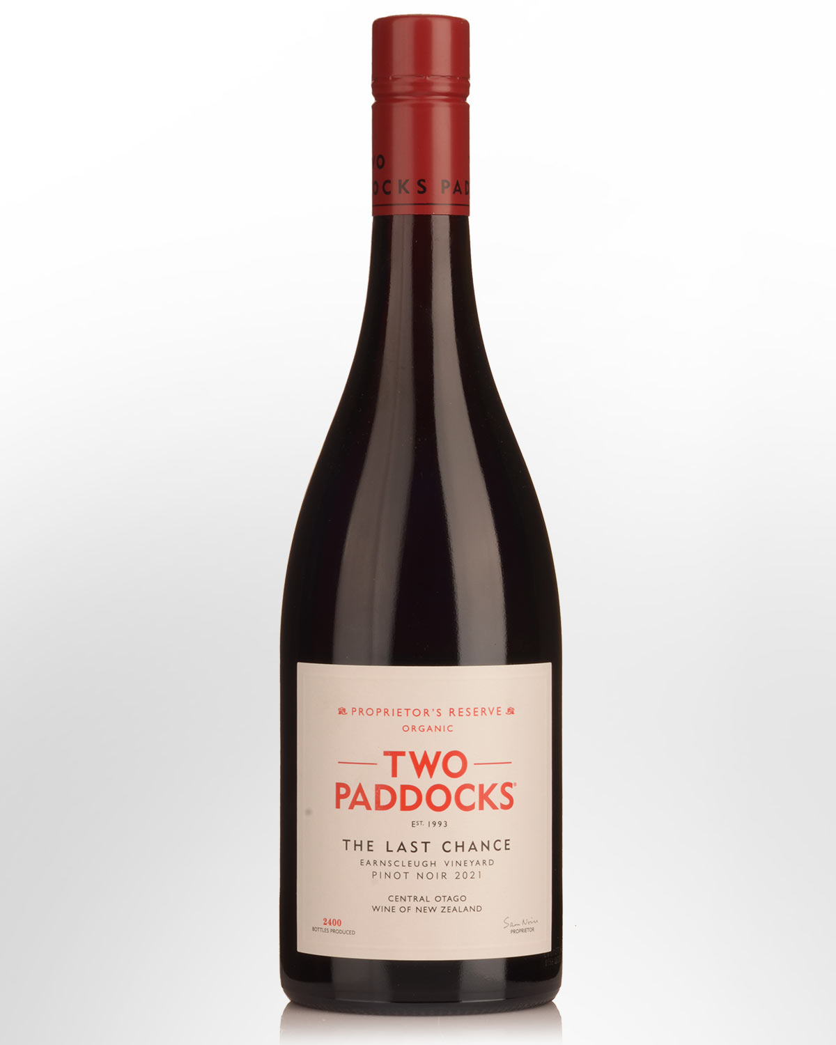 2021 Two Paddocks The Last Chance Earnscleugh Pinot Noir