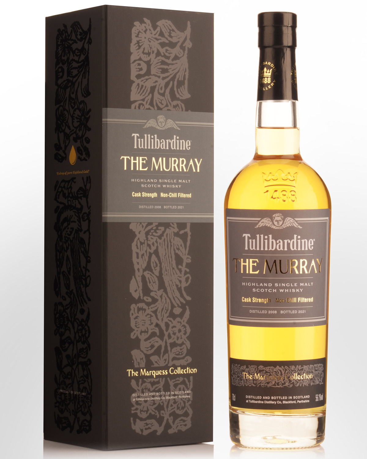 2008 Tullibardine The Murray 13 Year Old Cask Strength Single Malt Scotch Whisky (700ml)