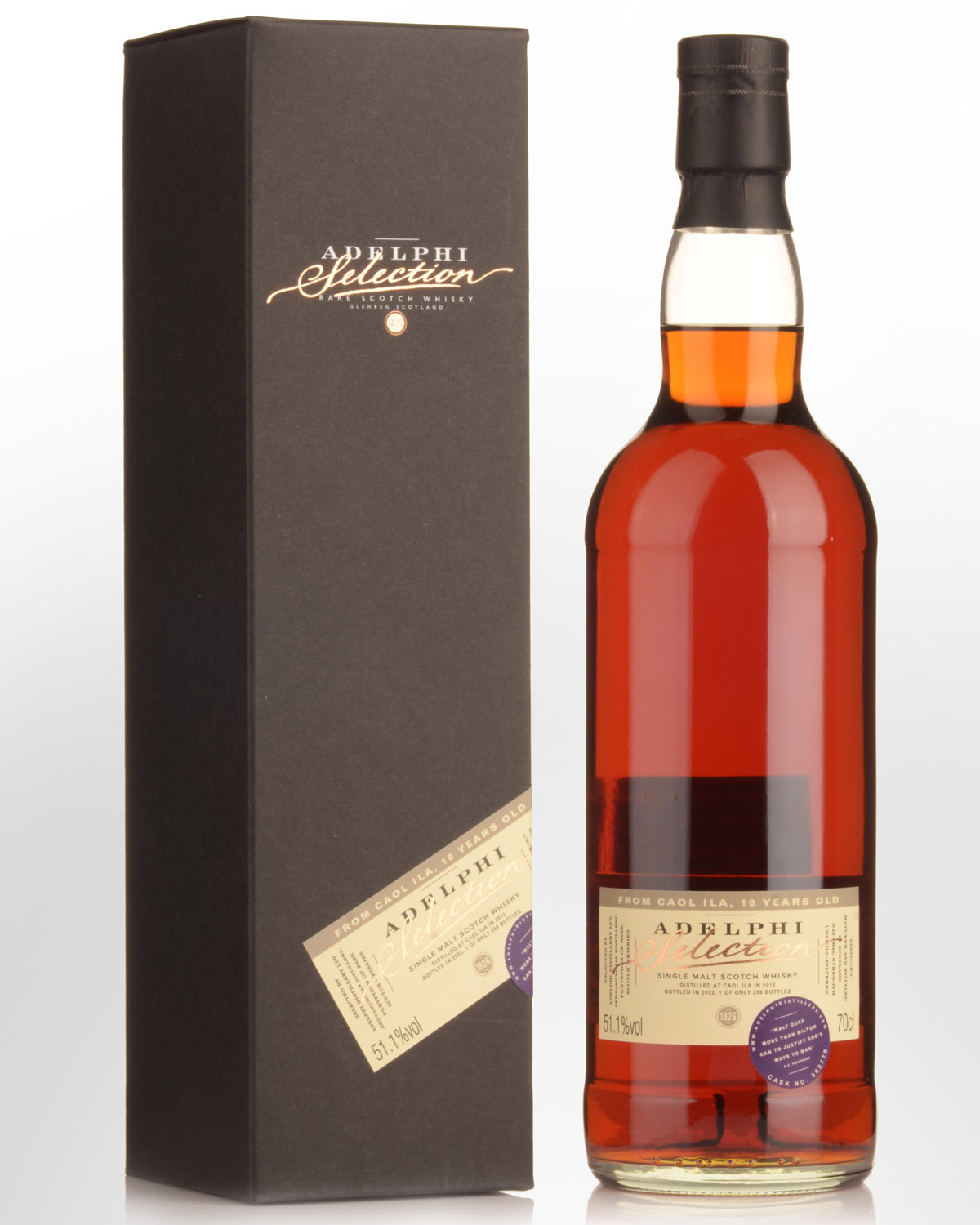 2012 Adelphi Caol Ila 10 Year Old Cask Strength Single Malt Scotch Whisky (700ml)
