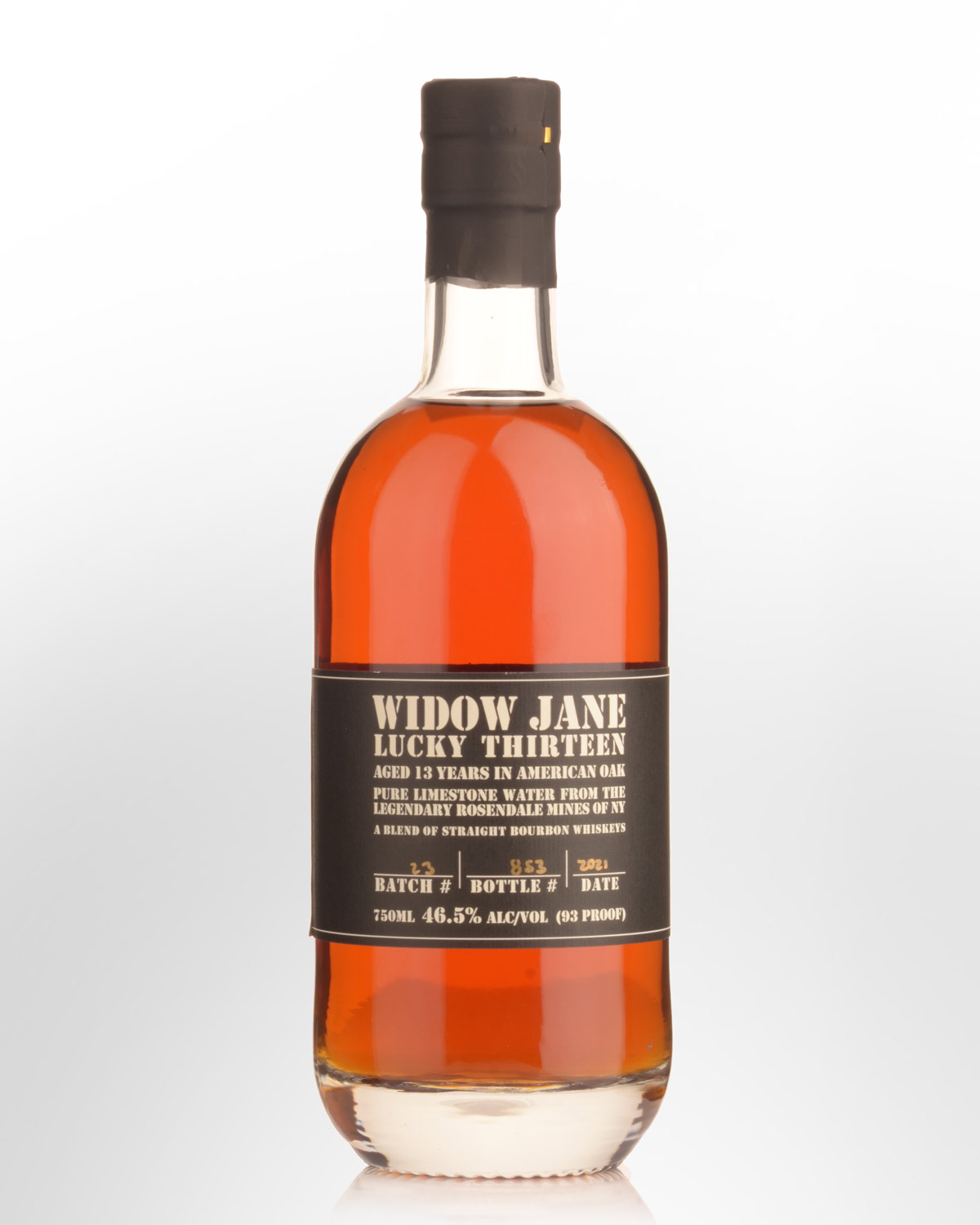 Widow Jane Lucky Thirteen 13 Year Old A Blend of Straight Bourbon