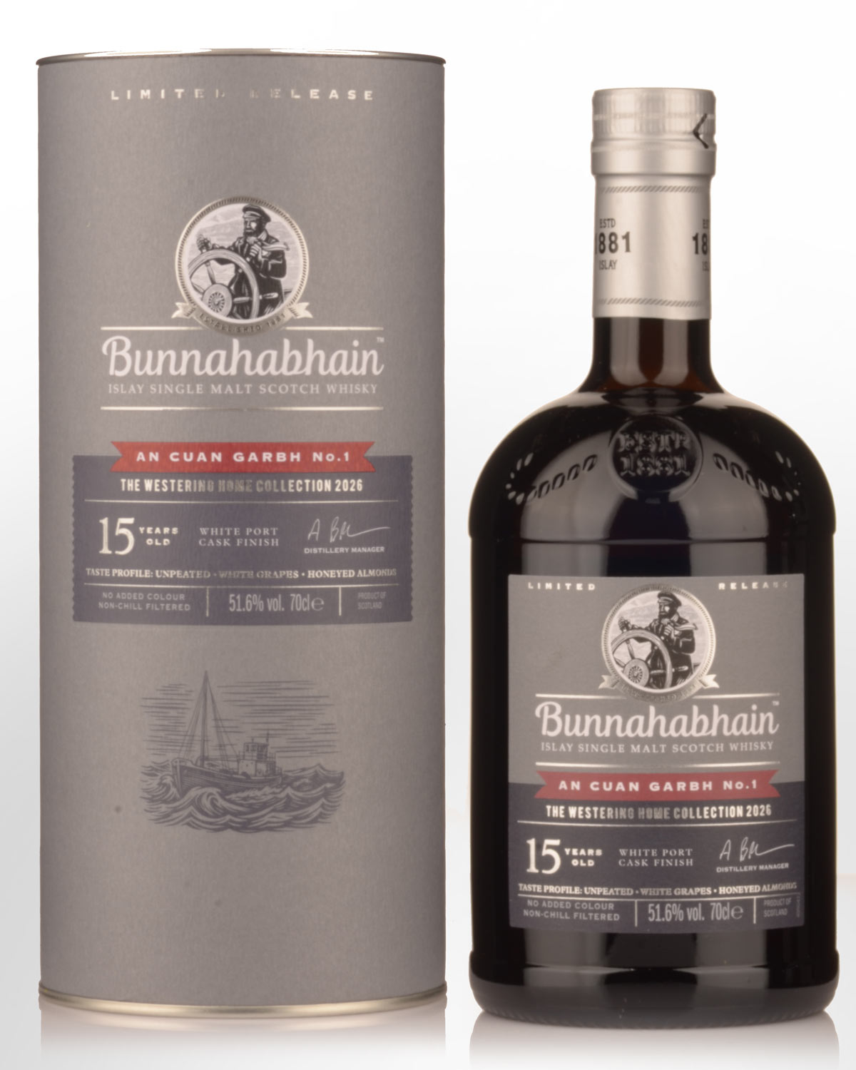 Bunnahabhain 15 Year Old An Cuan Garbh No.1 Single Malt Scotch Whisky (700ml)