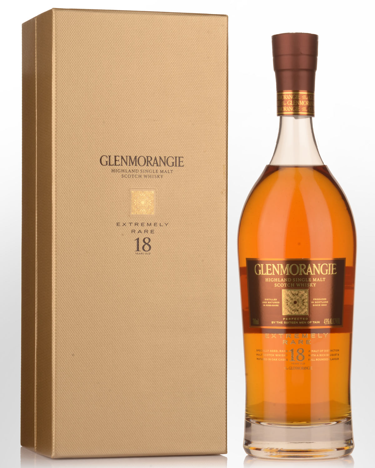 Glenmorangie Extremely Rare 18 Year Old Single Malt Scotch Whisky (700ml) - Older Packaging