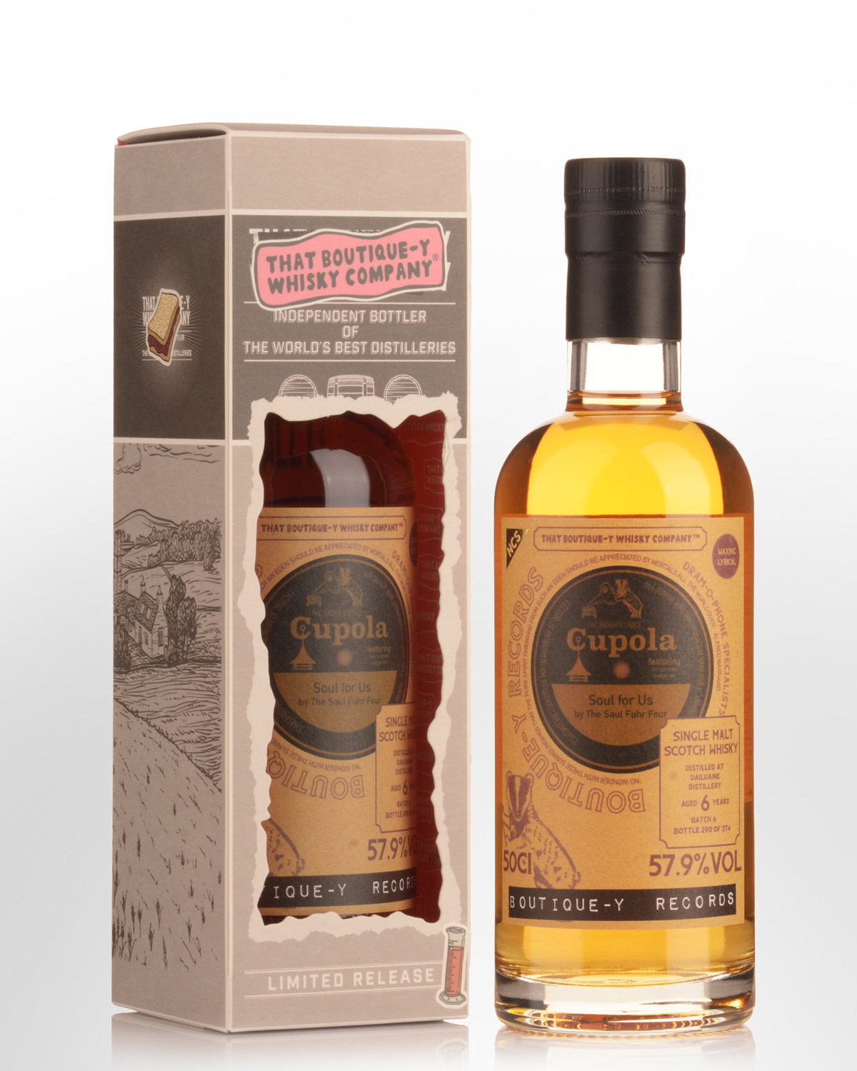 That Boutique-y Whisky Company Records Series Dailuaine 6 Year Old Batch 6 Cask Strength Single Malt Scotch Whisky (500ml)
