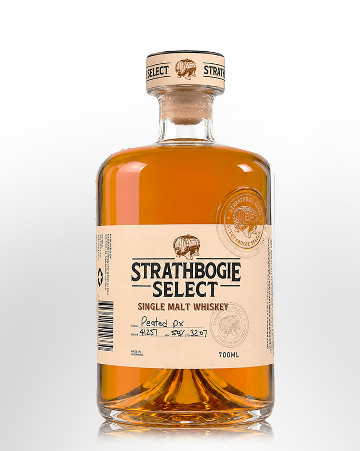 Strathbogie Select PX Barrel Finish Peated Single Malt Australian Whisky (700ml)