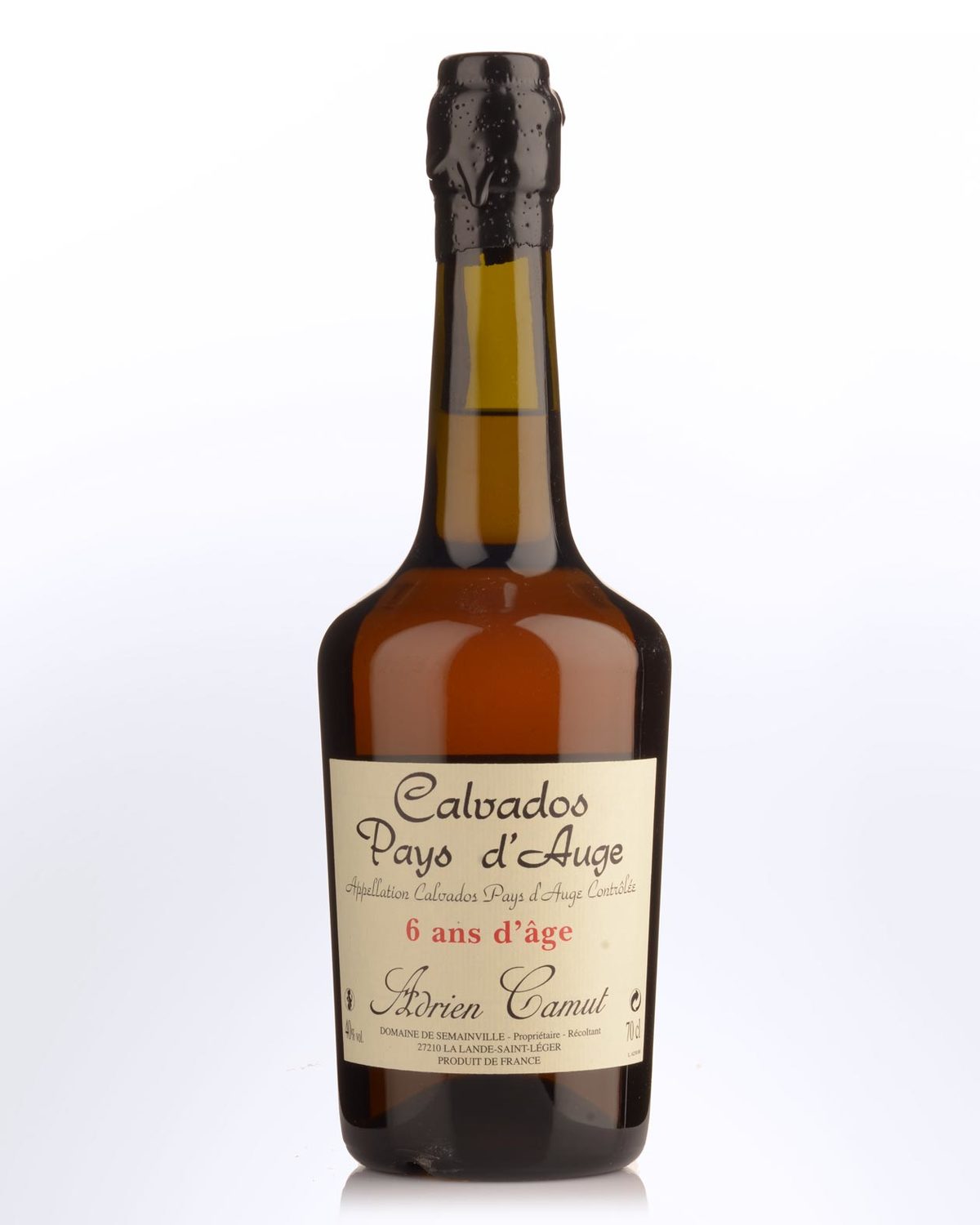 Adrien Camut 6 Year Old Calvados Apple Brandy (700ml) | Nicks Wine ...