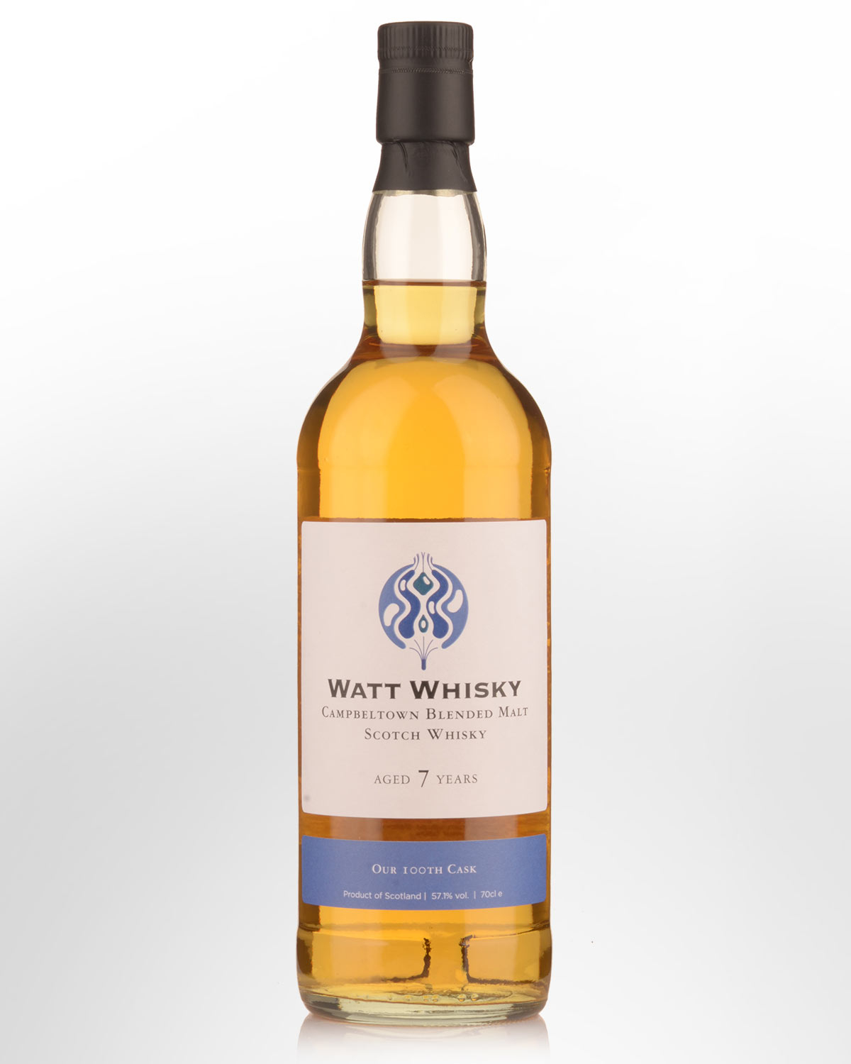 2017 Watt Whisky Campbeltown 7 Year Old Cask Strength Blended Malt Scotch Whisky (700ml)
