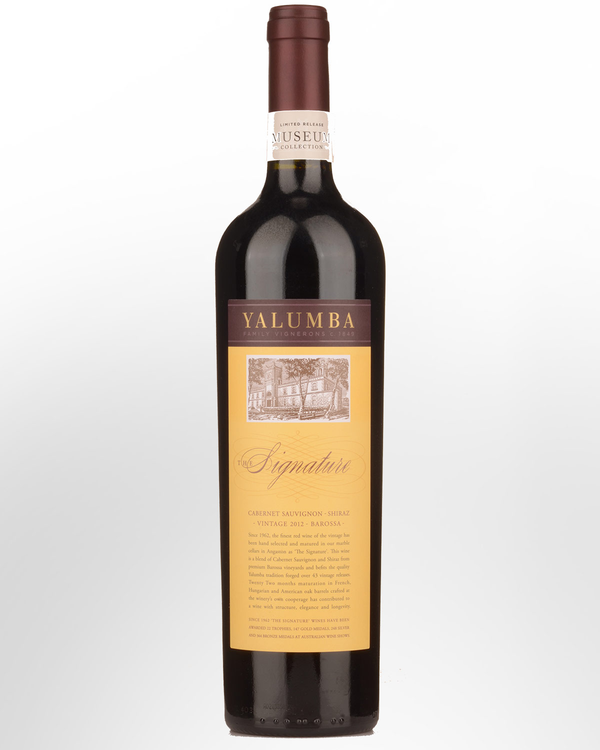 2012 Yalumba The Signature Museum Collection Cabernet Sauvignon Shiraz