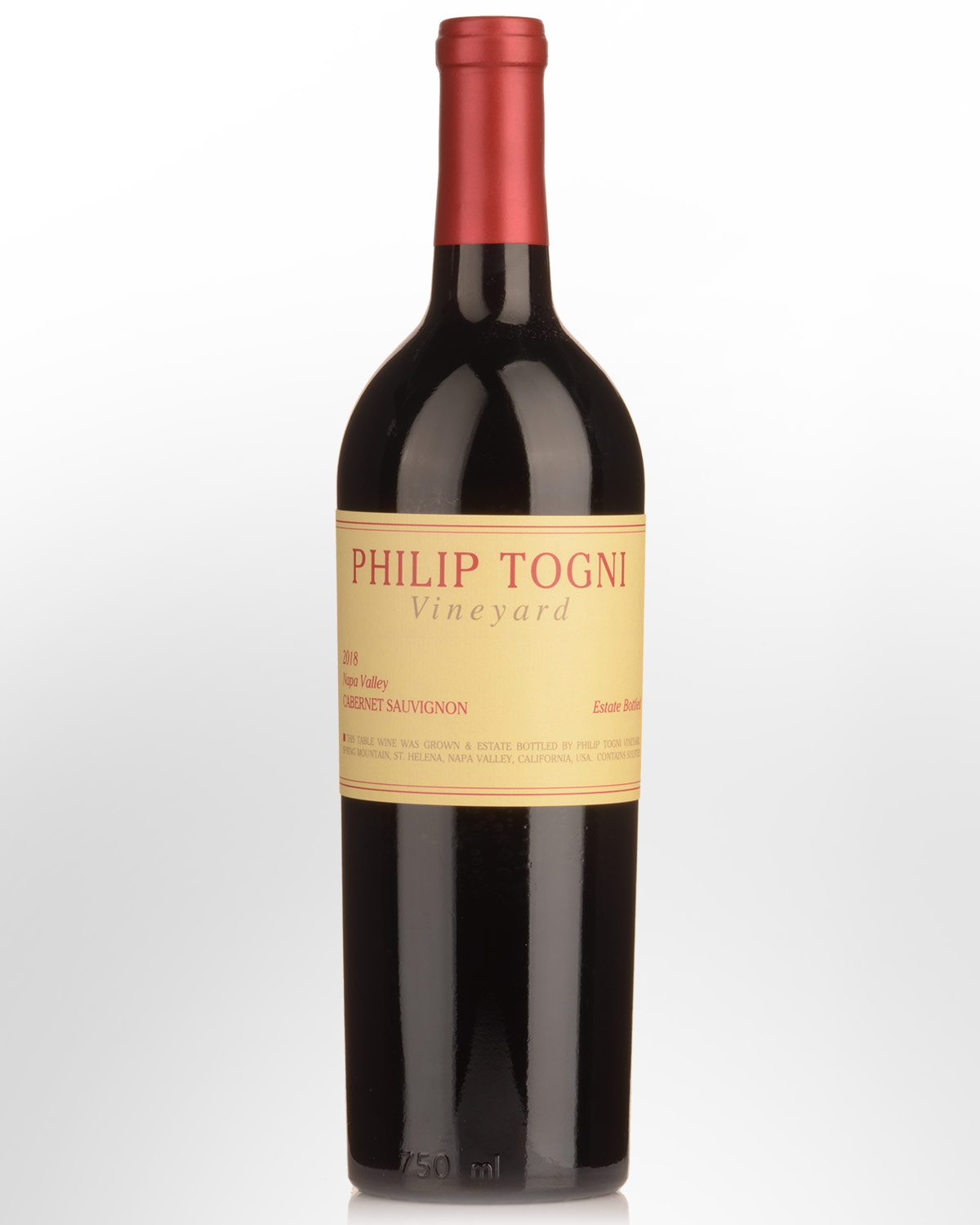 2018 Philip Togni Vineyard Cabernet Sauvignon