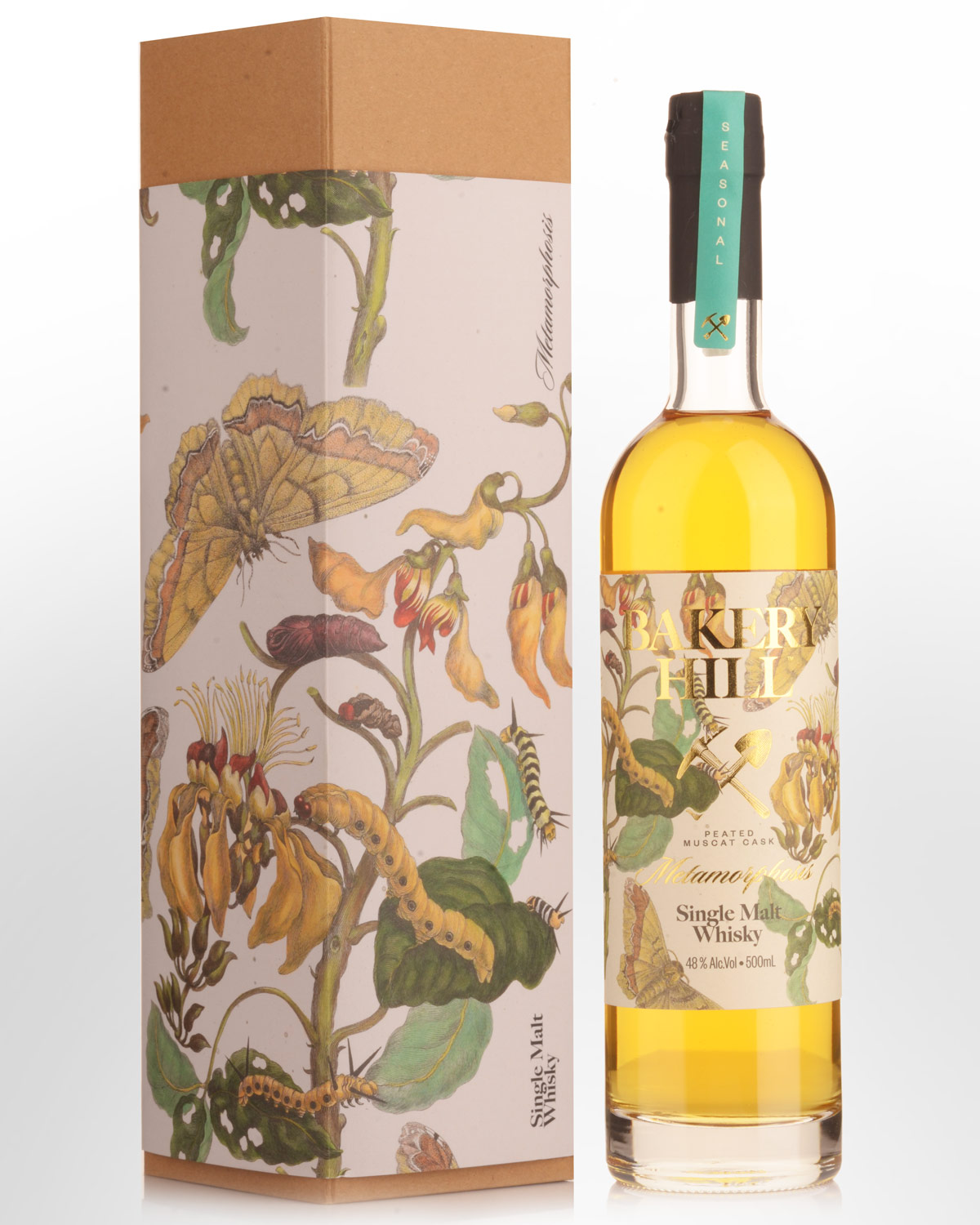 Bakery Hill Metamorphosis Peated Muscat Cask Single Malt Australian Whisky (500ml)