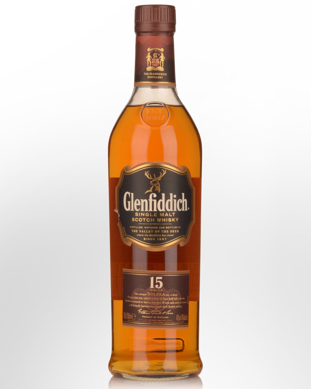 Glenfiddich Solera Reserve 15 Year Old Single Malt Scotch Whisky (700ml) - Older Bottling