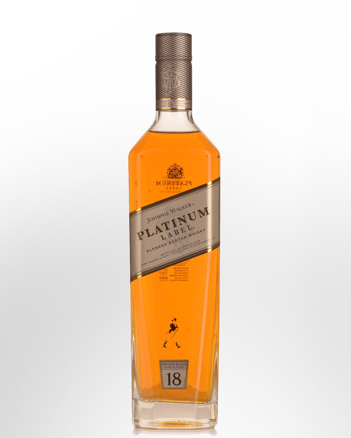 Johnnie Walker Platinum Label 18 Year Old Blended Scotch Whisky (750ml) - NO GIFT BOX