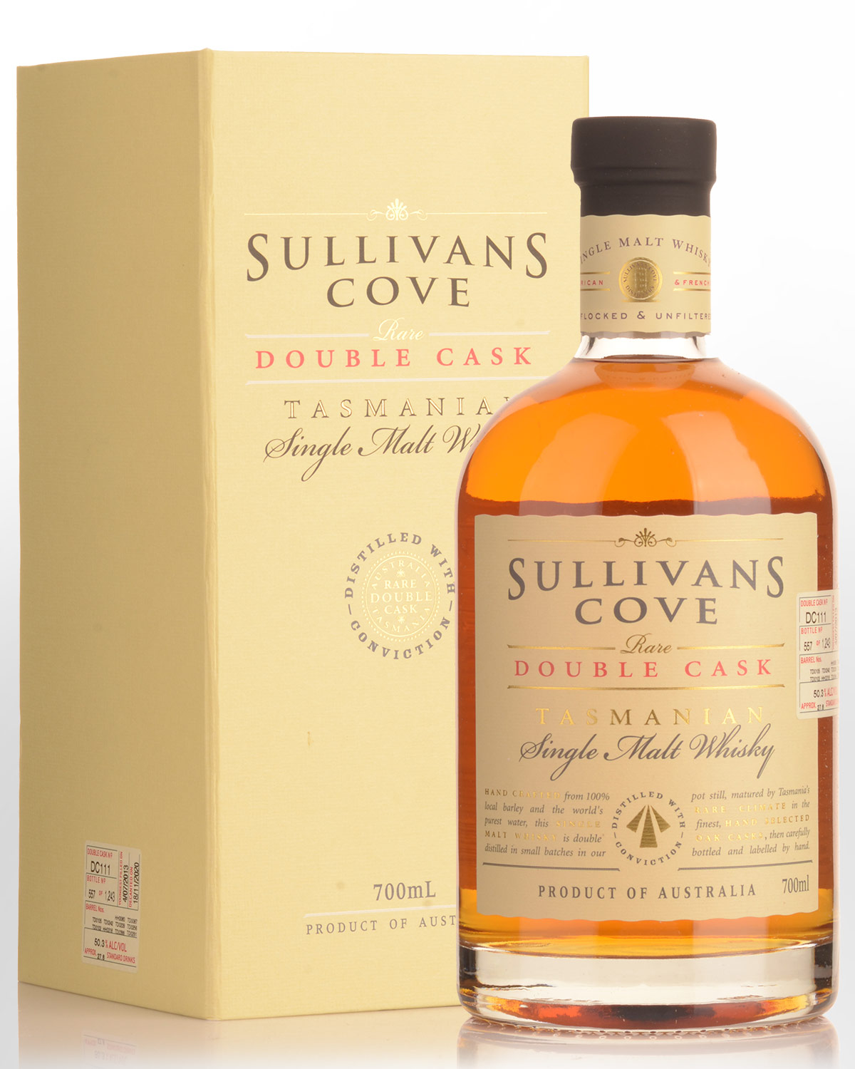 Sullivans Cove Double Cask Barrel DC111 Single Malt Australian Whisky (700ml)