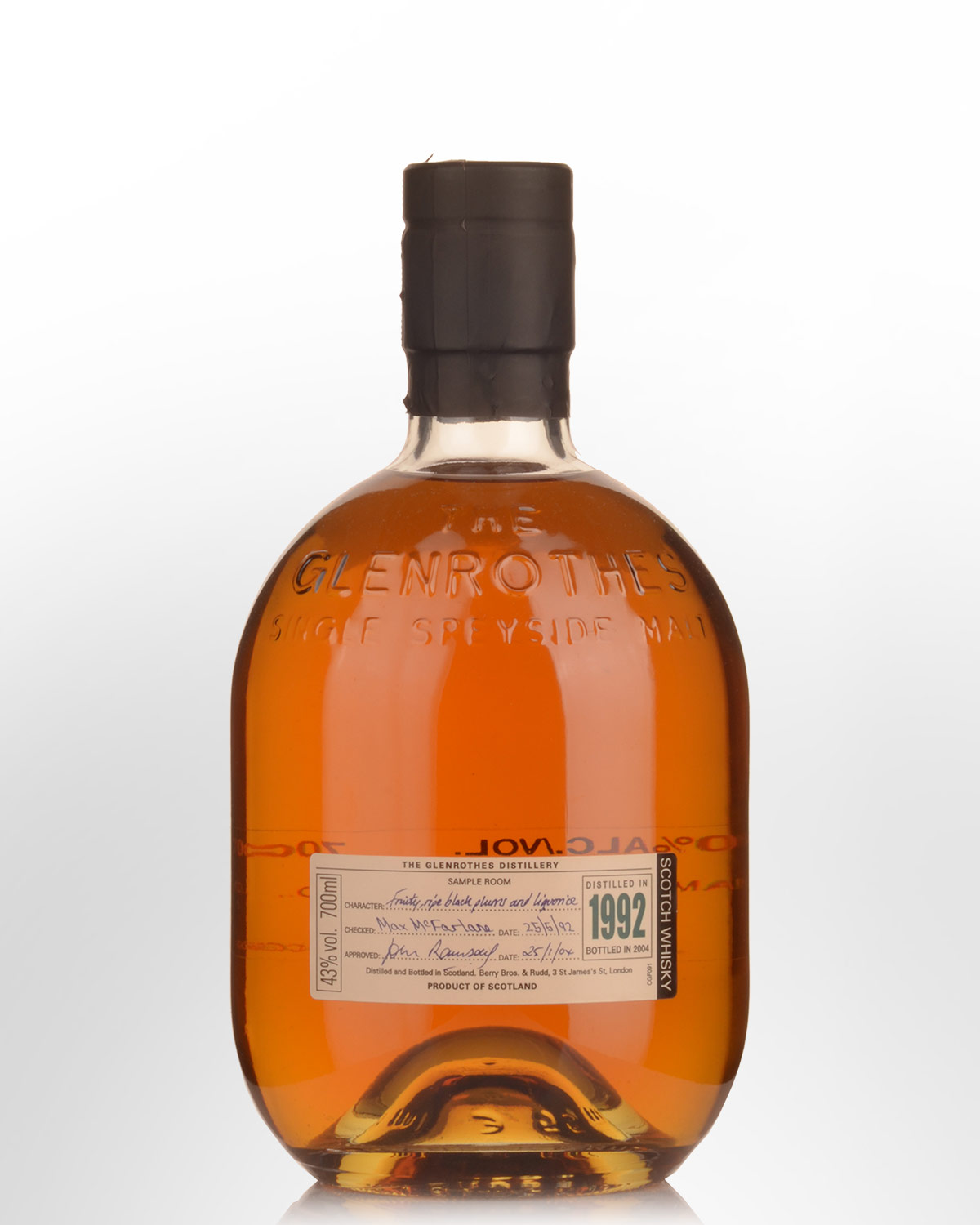 1992 Glenrothes Single Malt Scotch Whisky (700ml)