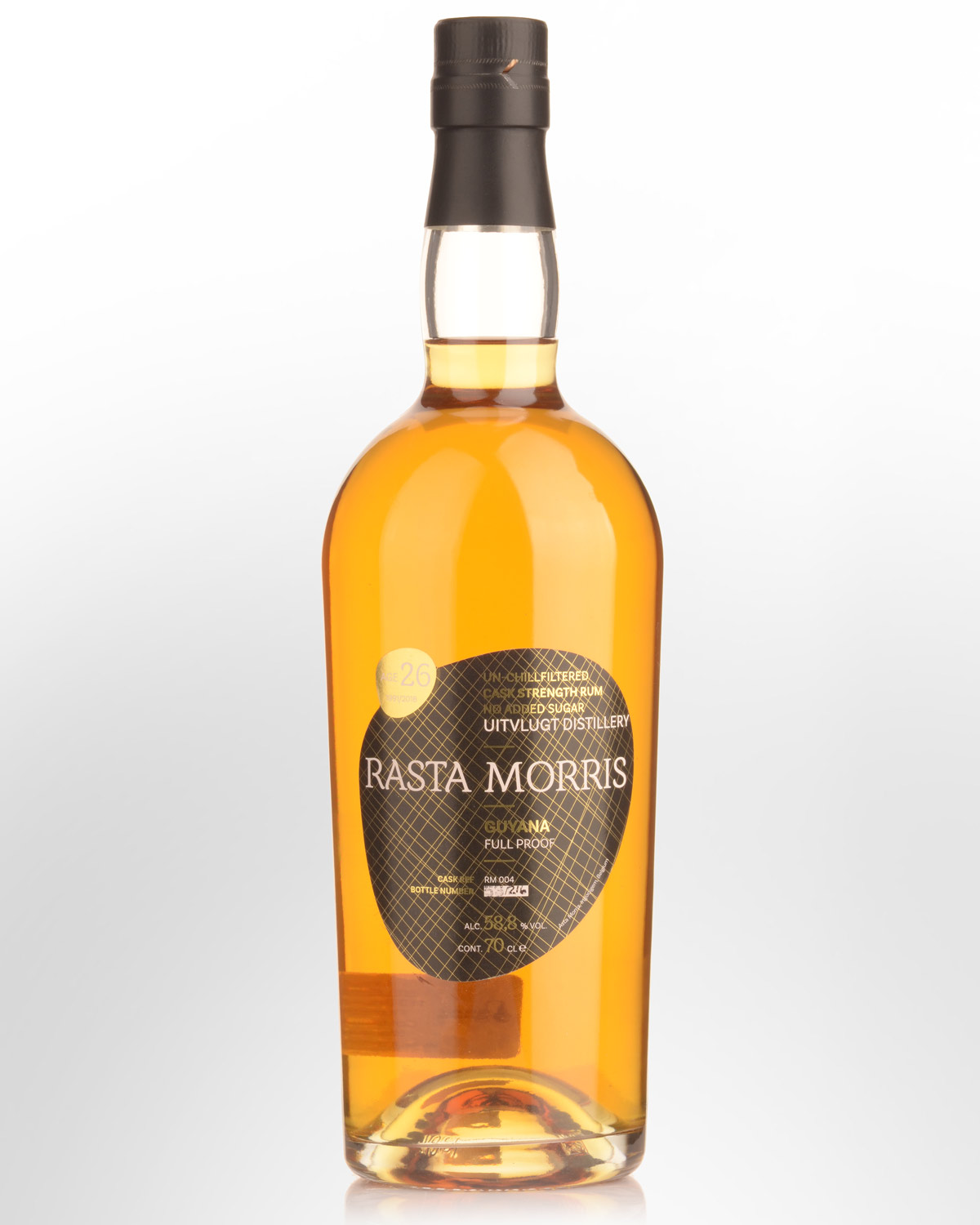 1991 Rasta Morris Uitvlugt Distillery Single Cask 26 Year Old Cask Strength Guyana Rum (700ml)